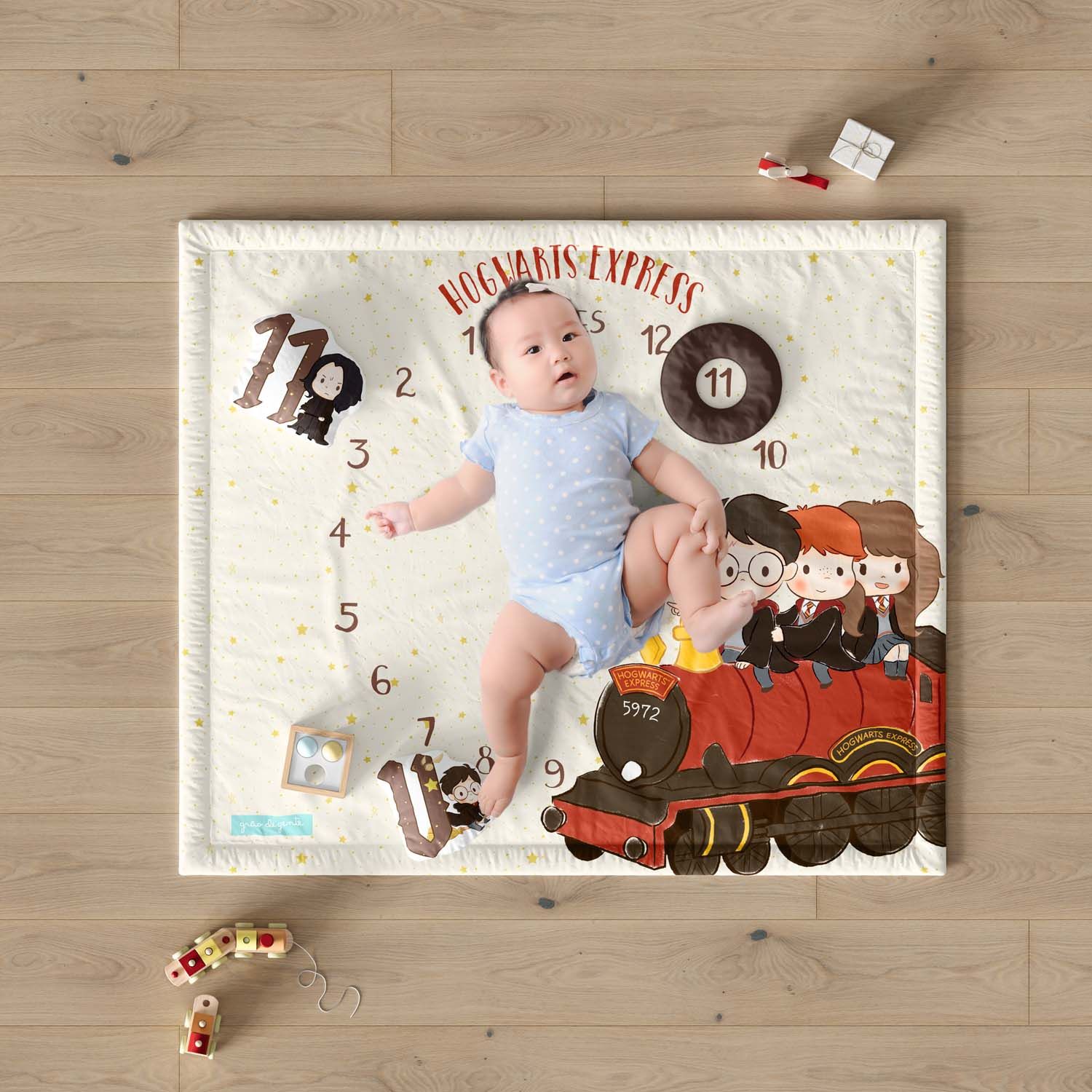 Tapete Mesversário Harry Potter Hogwarts Express