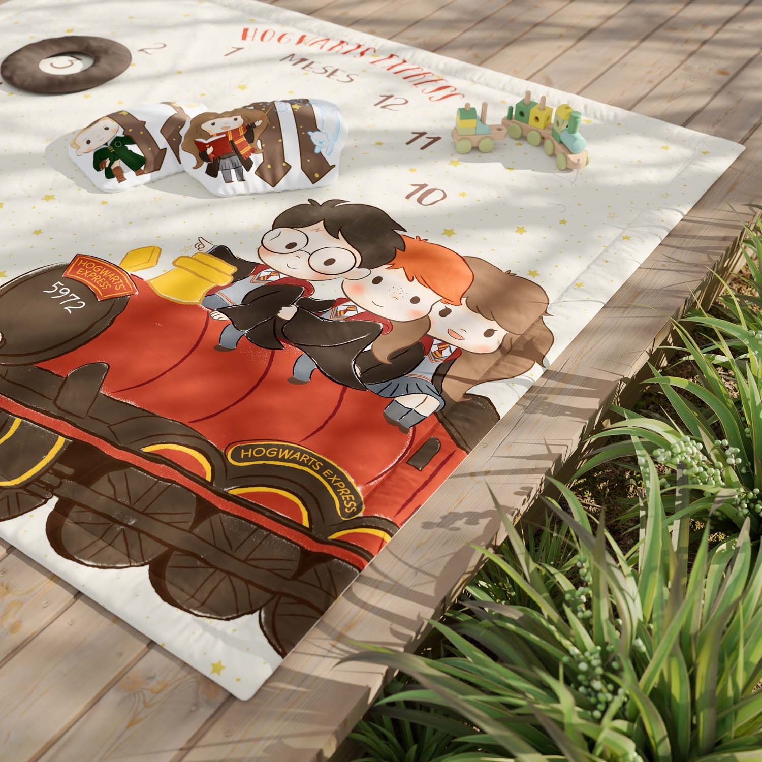 Tapete Mesversário Harry Potter Hogwarts Express