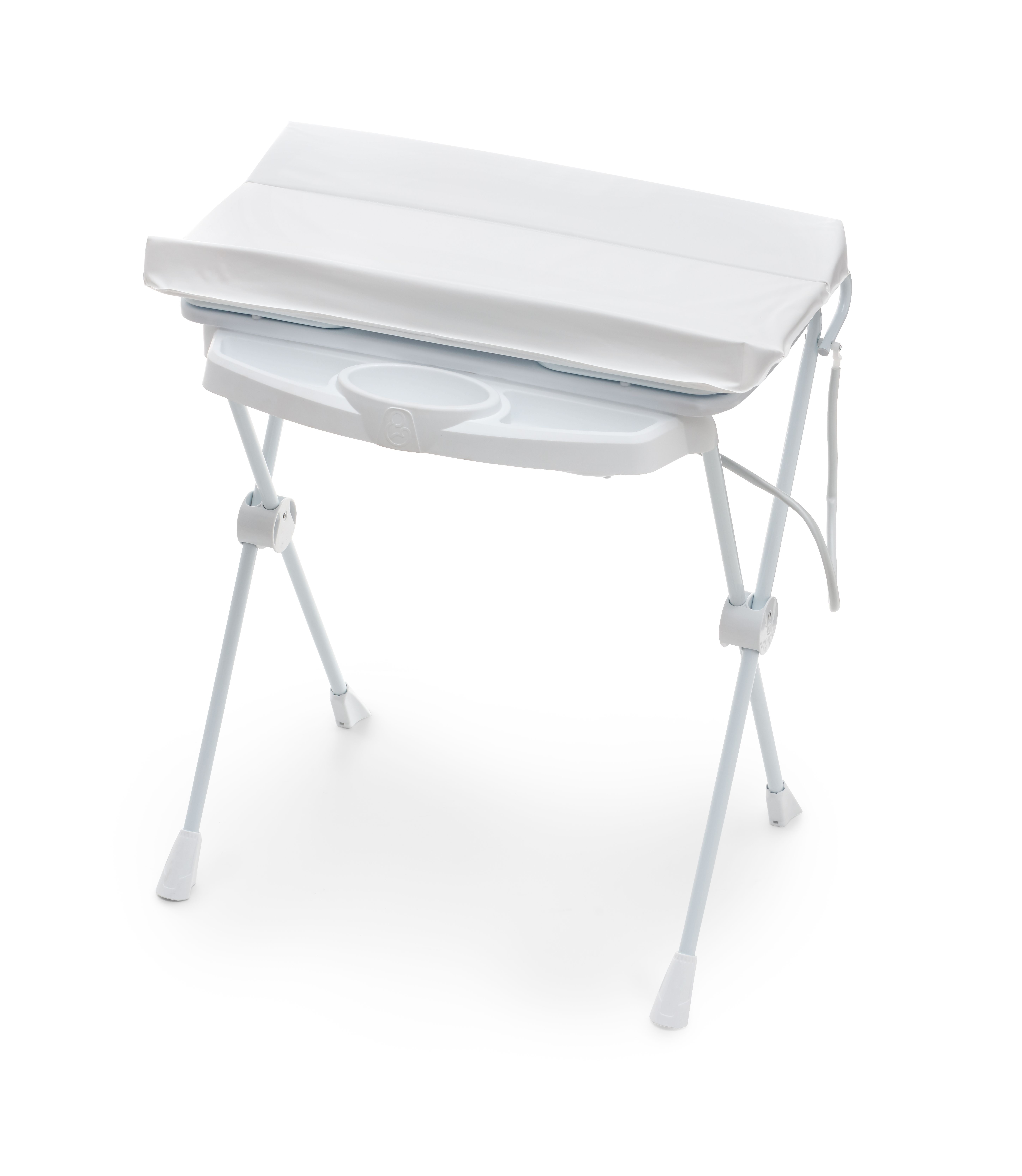 Kit Banheira 2 em 1 com Banheira, Suporte, Assento Redutor e Trocador Classic Branco