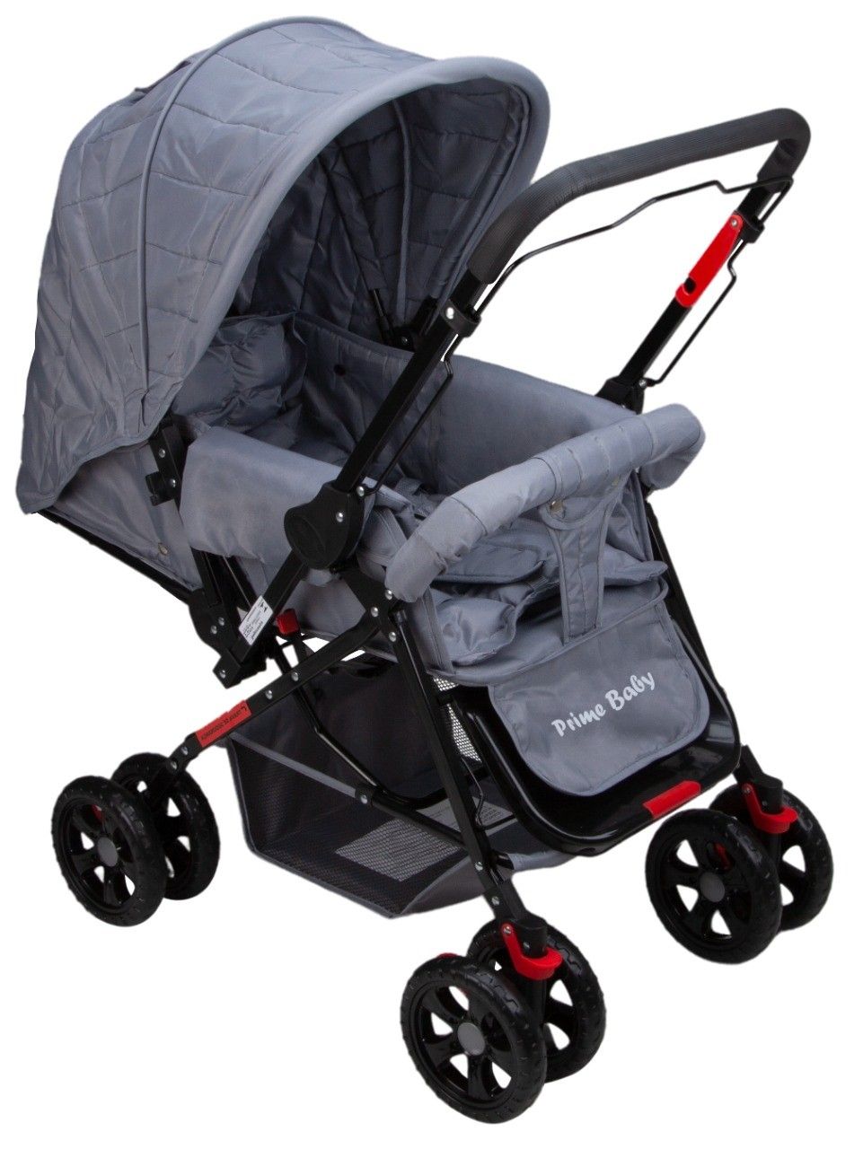 Carrinho de Bebê Berço Rover Cinza