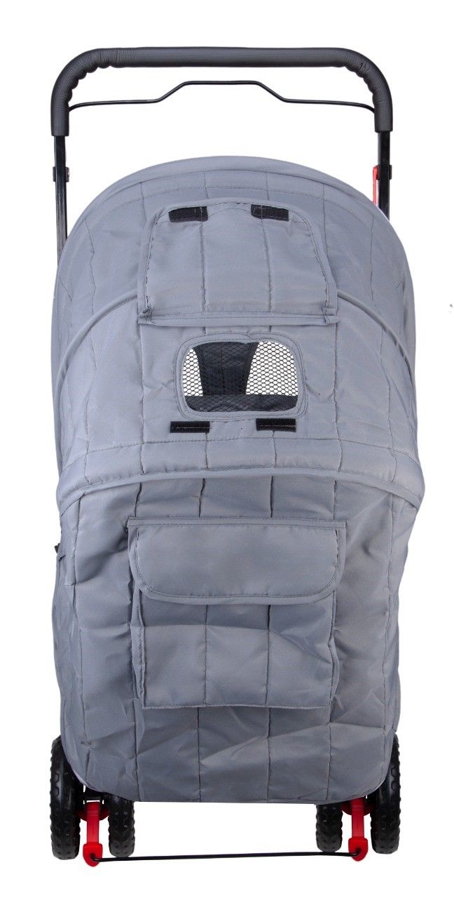 Carrinho de Bebê Berço Rover Cinza