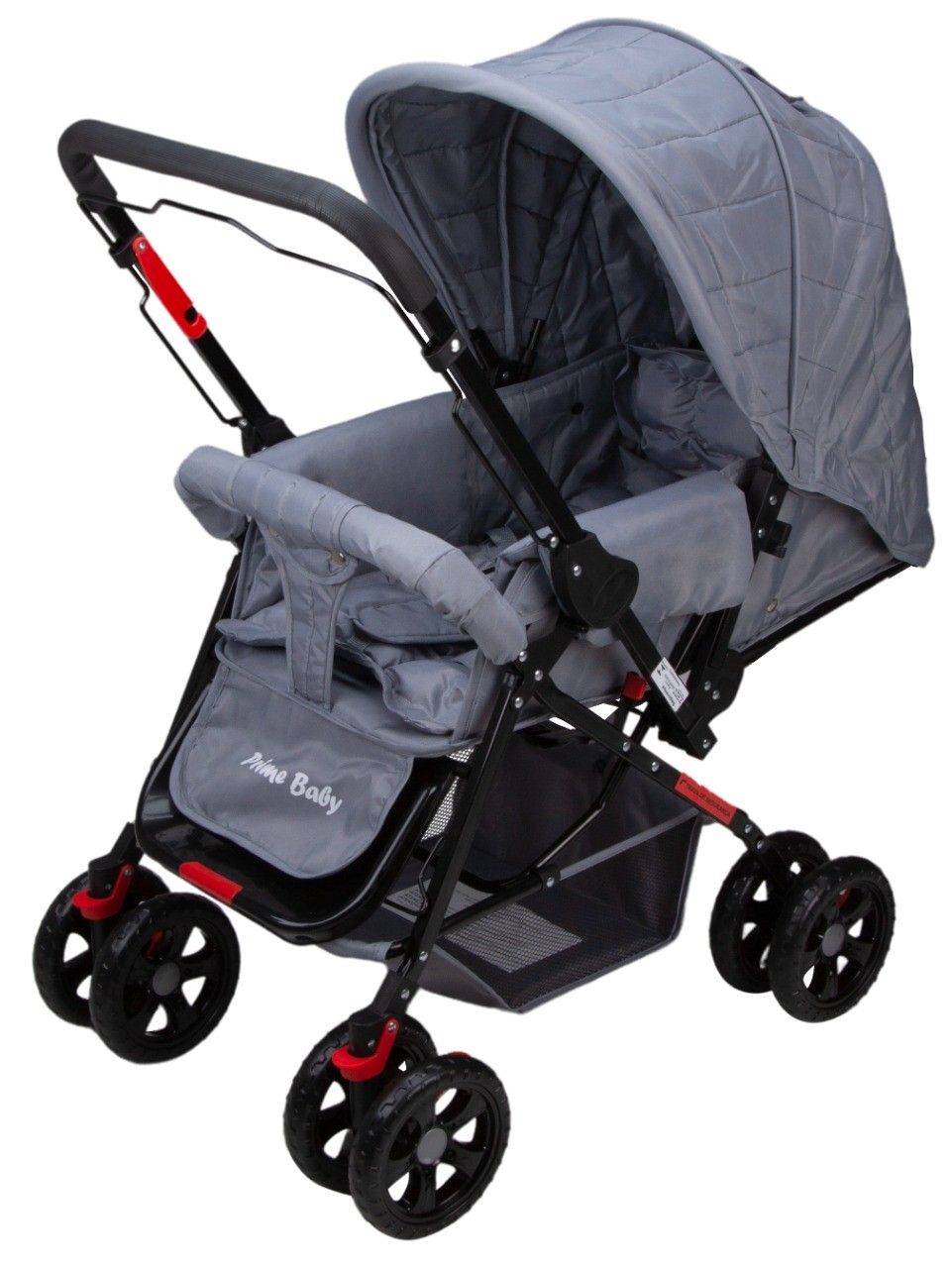 Carrinho de Bebê Berço Rover Cinza