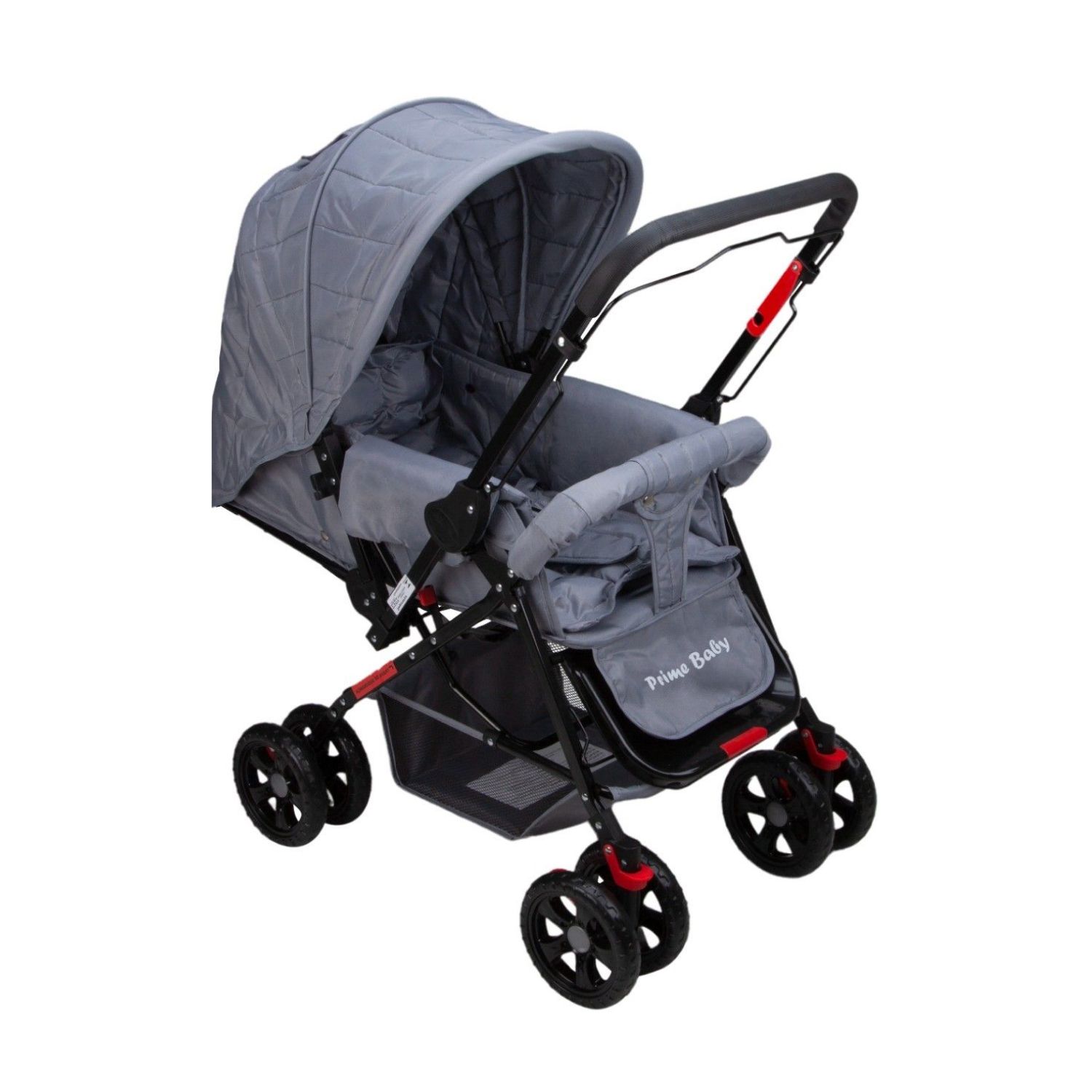 Carrinho de Bebê Berço Rover Cinza