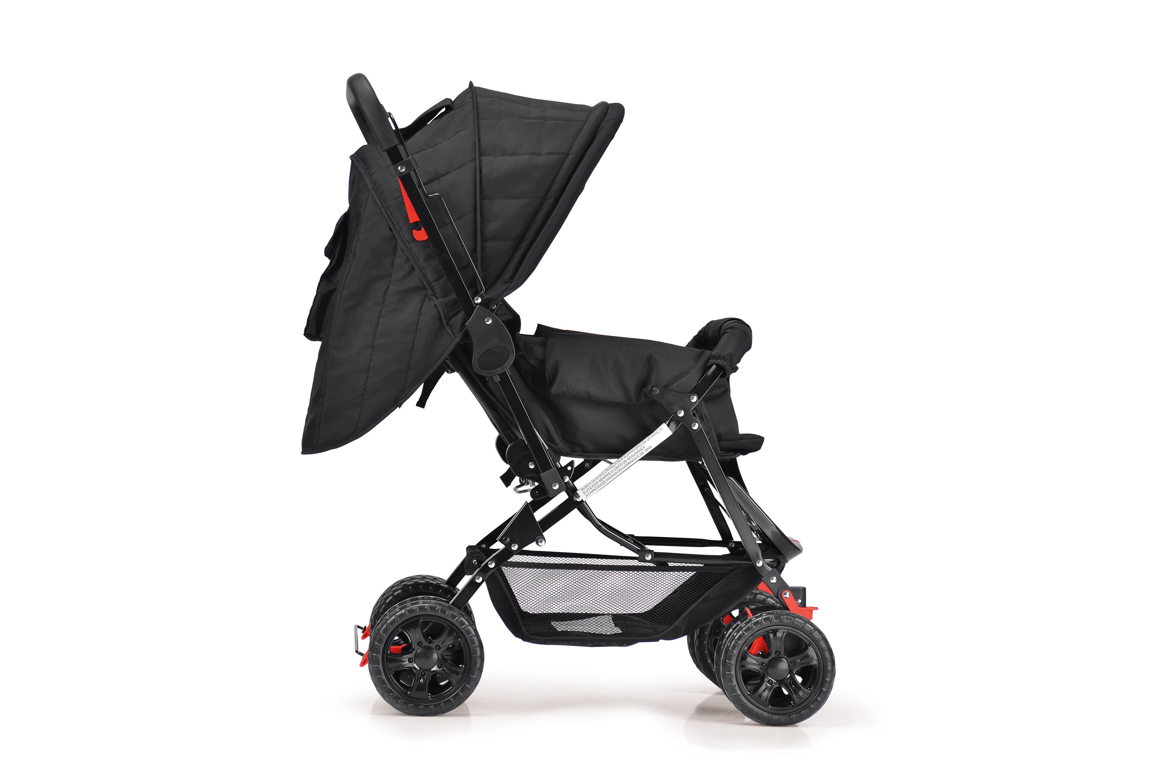 Carrinho de Bebê Berço Rover Cinza