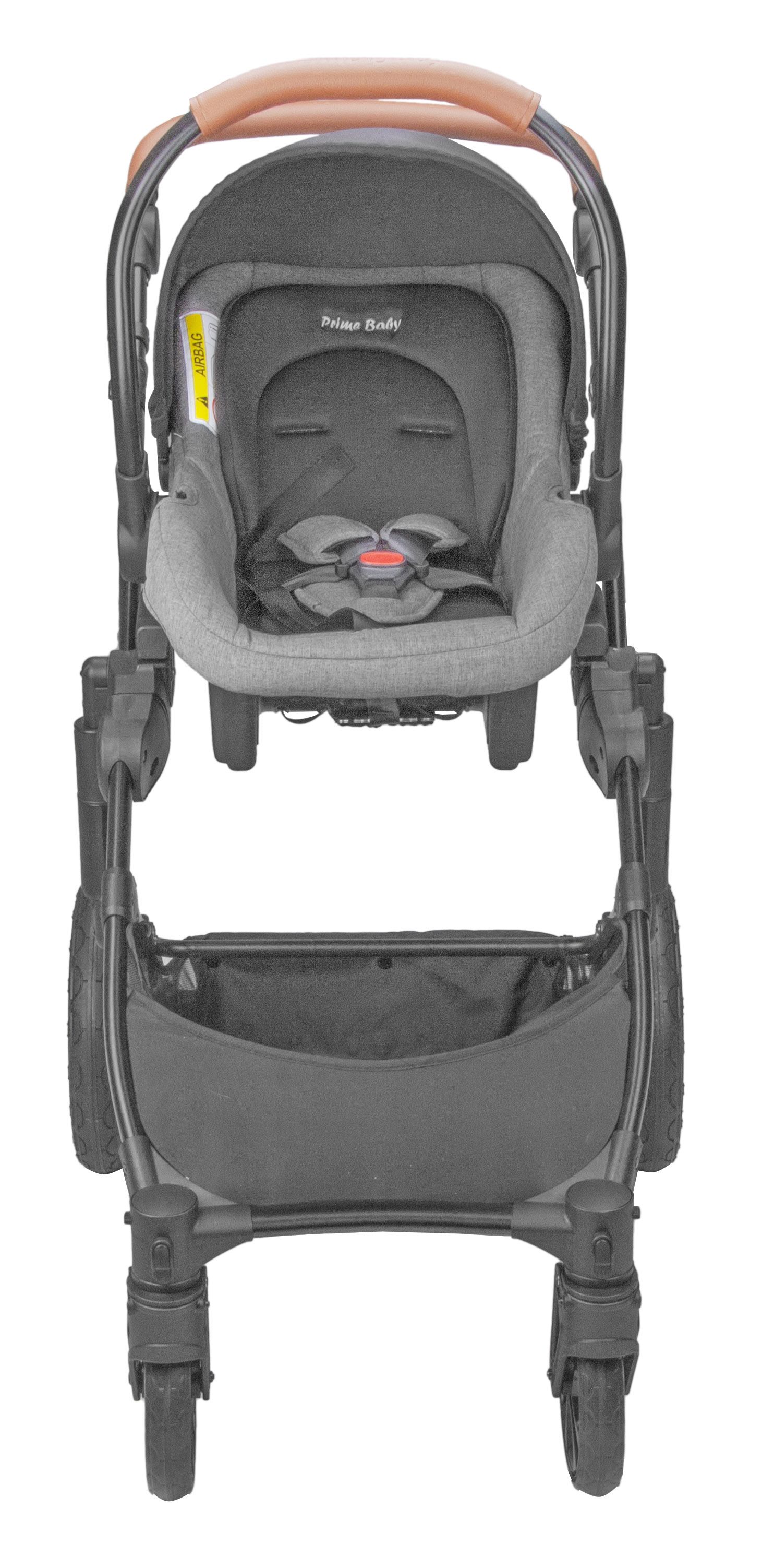 Carrinho de Bebê Travel System Tygo 9 Cinza