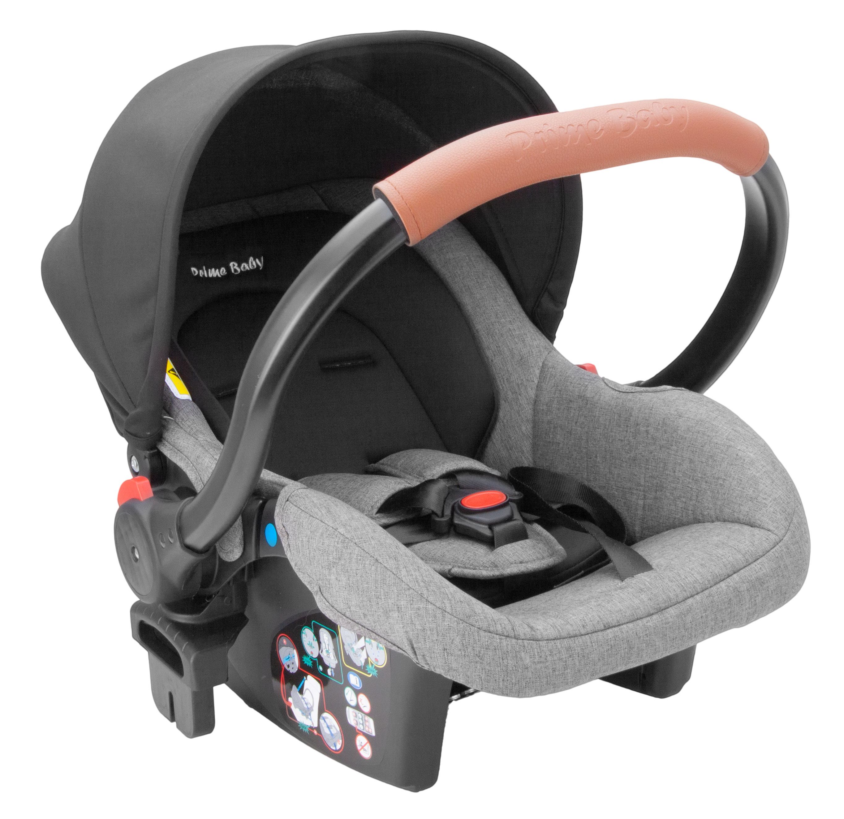 Carrinho de Bebê Travel System Tygo 6 Cinza