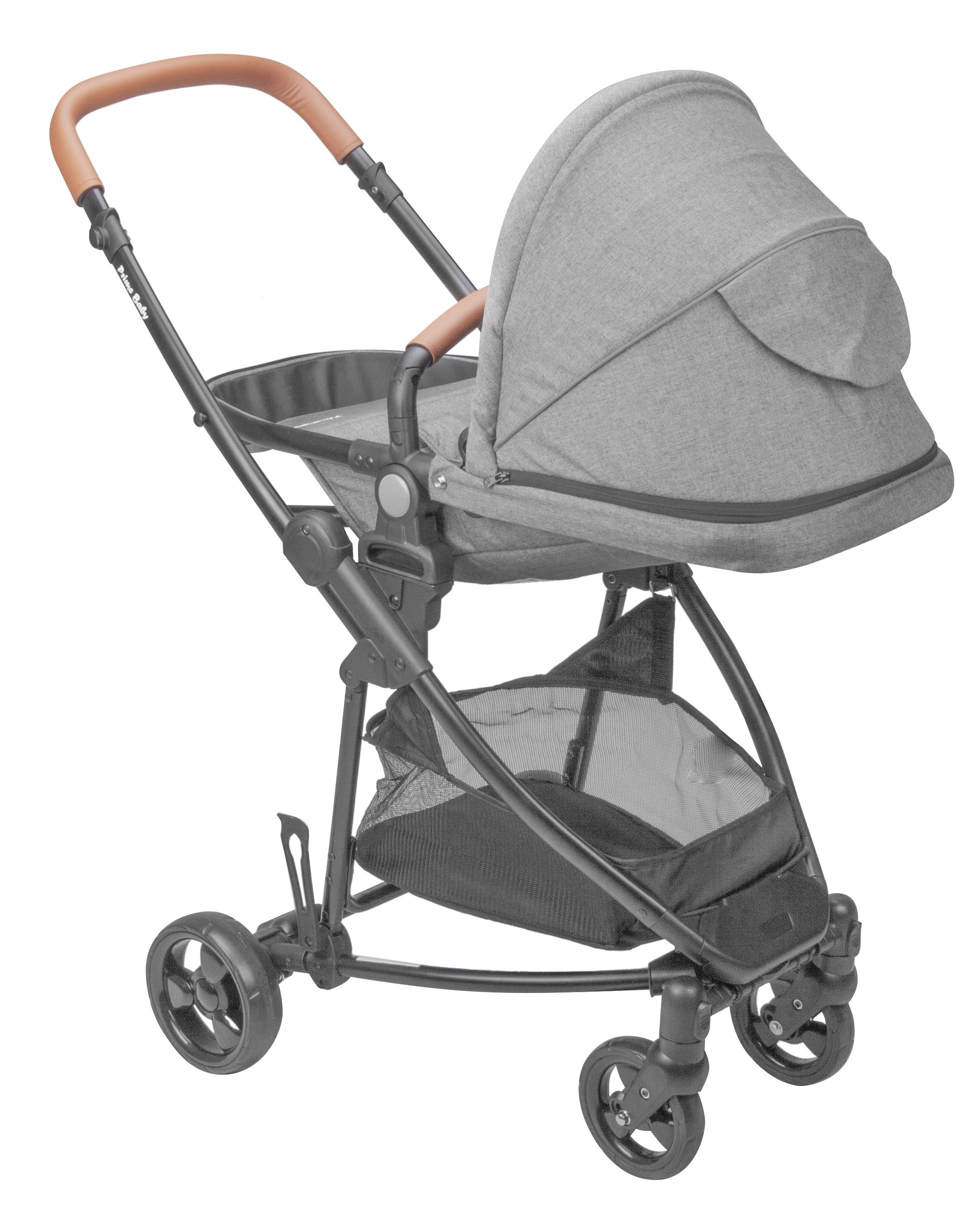 Carrinho de Bebê Travel System Tygo 6 Cinza