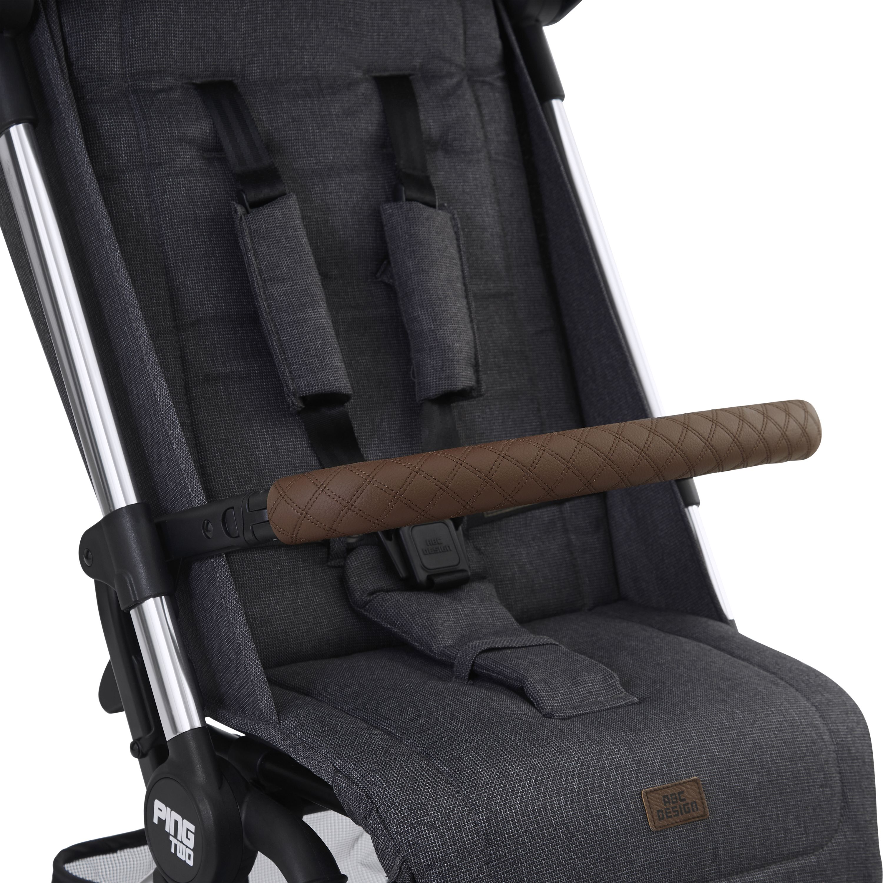 Carrinho de Bebê Ping Two Diamond Cinza