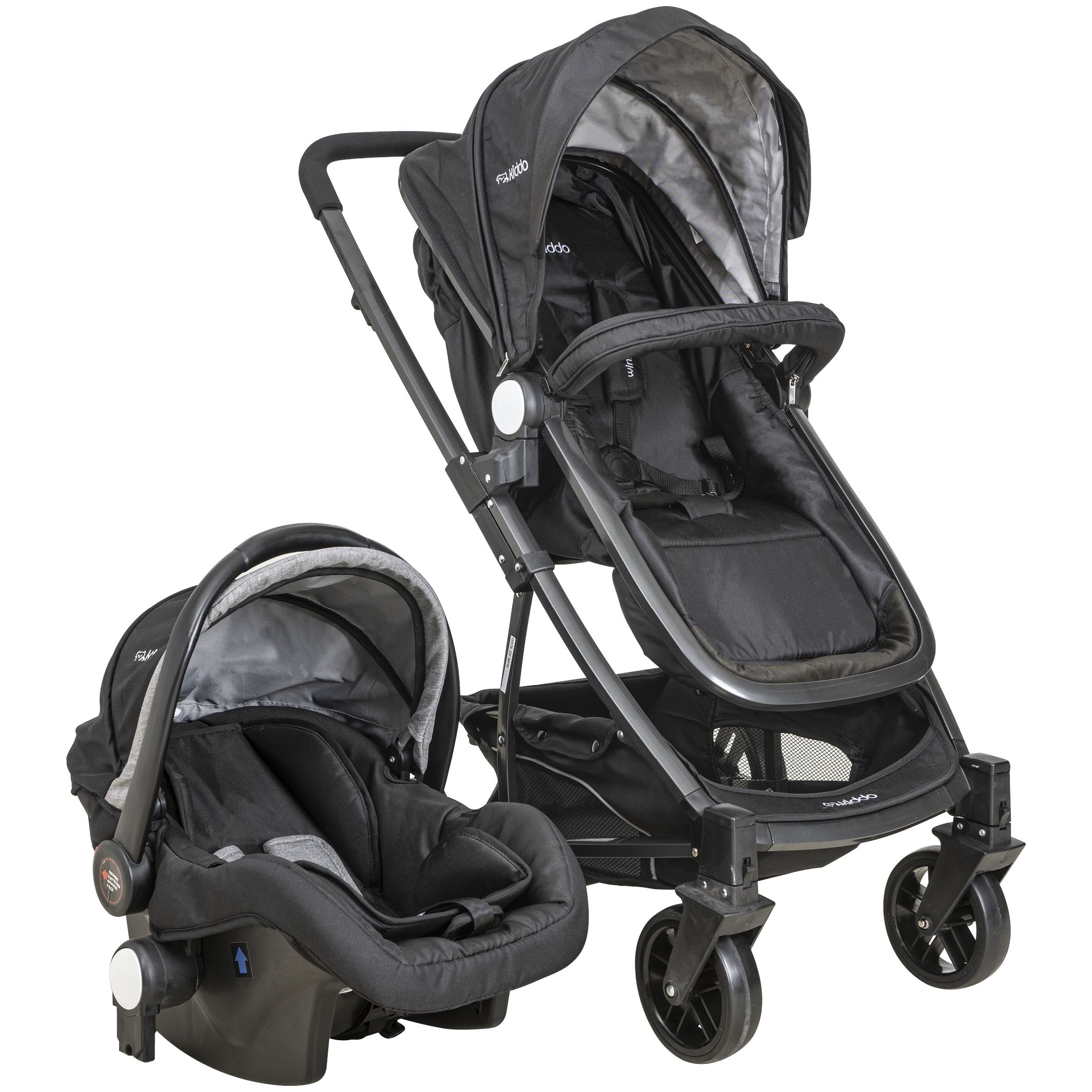 Carrinho de Bebê Moisés para Passeio Winner II Preto