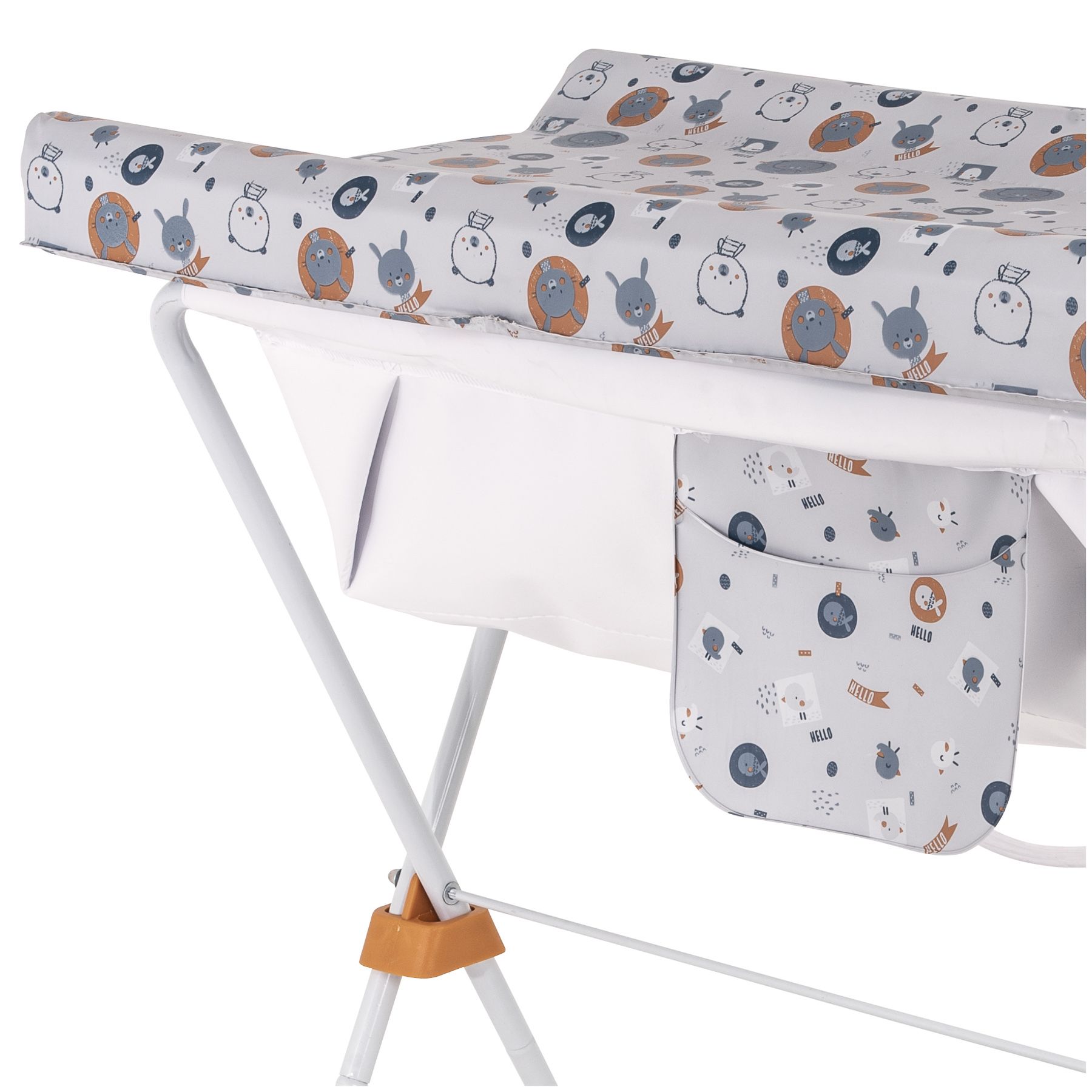 Kit Banheira 2 em 1 com Banheira, Suporte e Trocador Slim Plus Azul