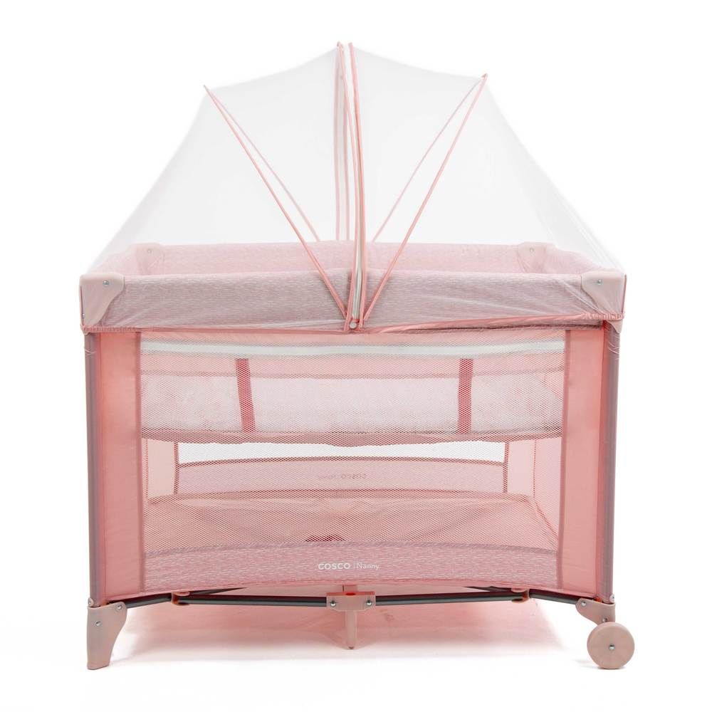 Berço Portátil Nanny Rosa