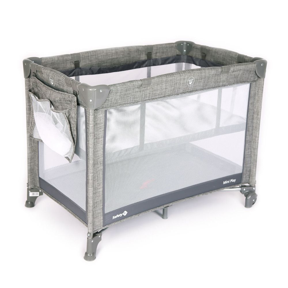 Berço Portátil Mini Play 1T Azul Marinho