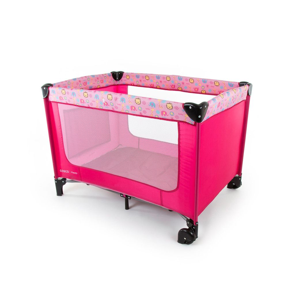 Berço Portátil Happy Cinza