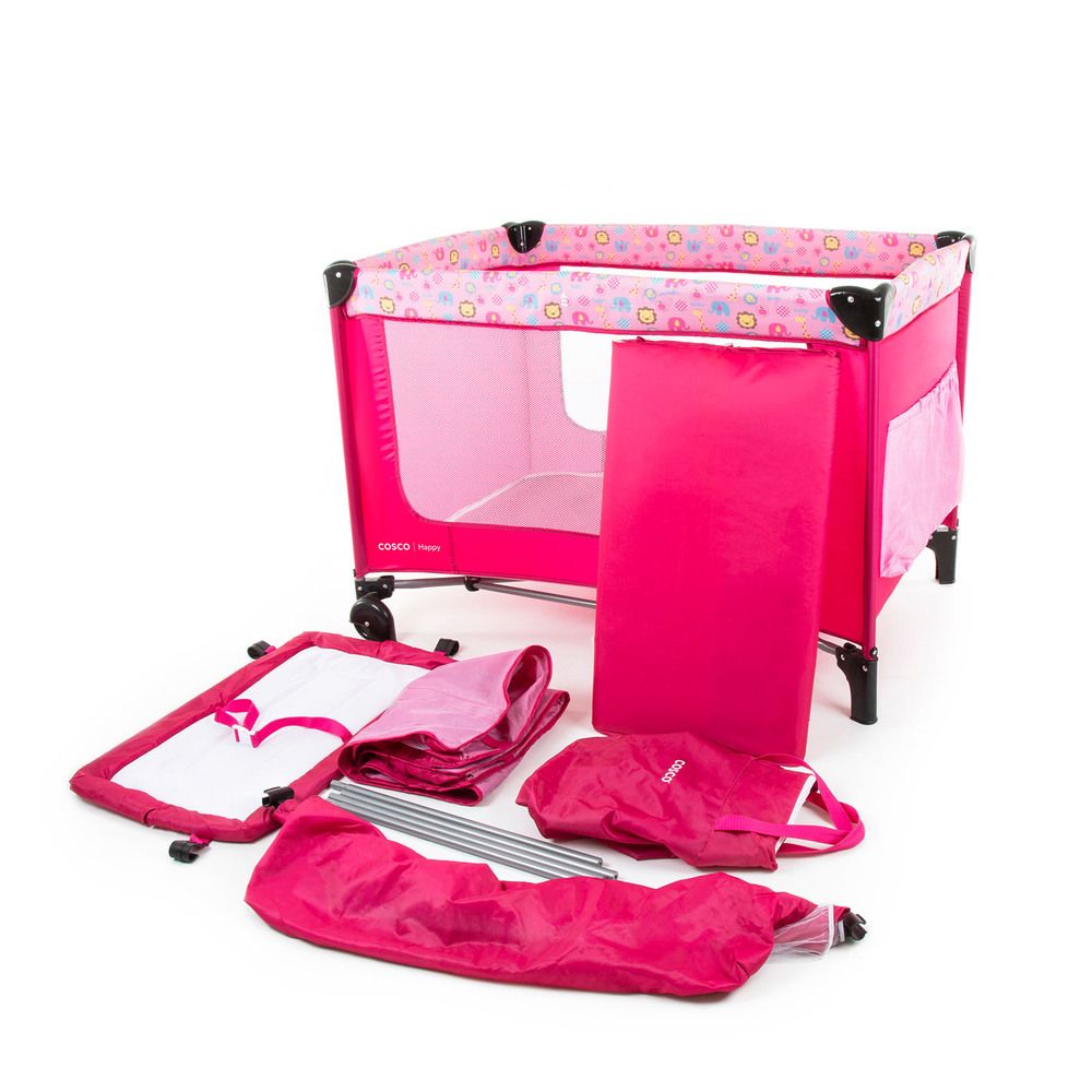 Berço Portátil Happy Cinza