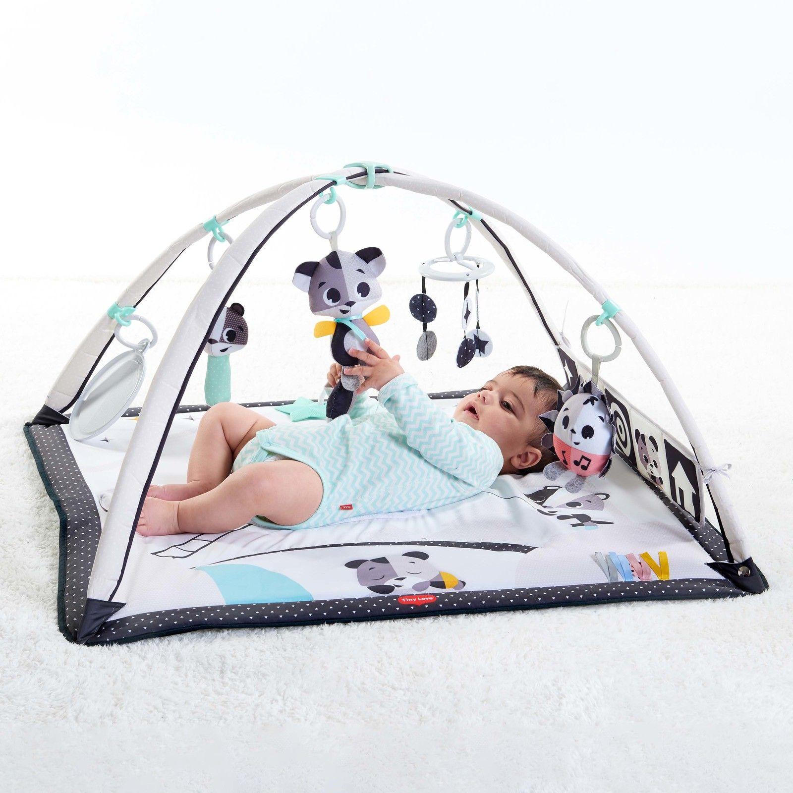 Tapete de Atividades Gymini Magic Black & White Meadow Days