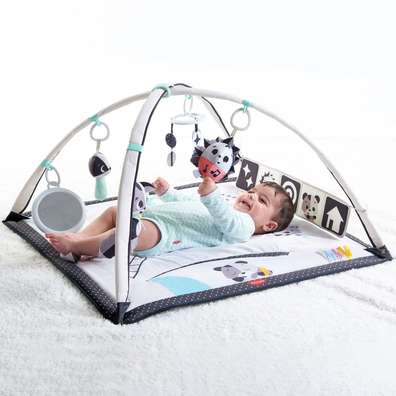 Tapete de Atividades Gymini Magic Black & White Meadow Days