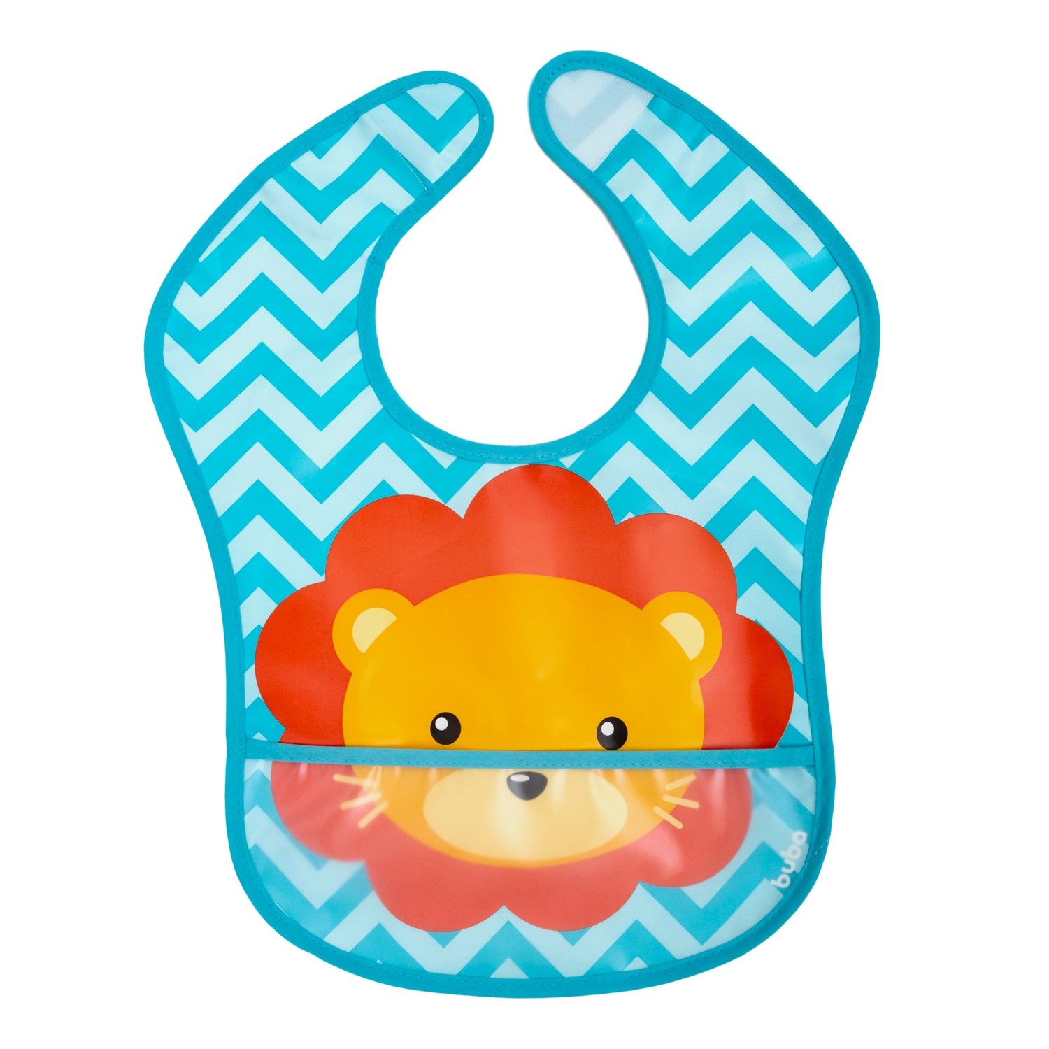 Babador com Bolso Animal Fun Leão
