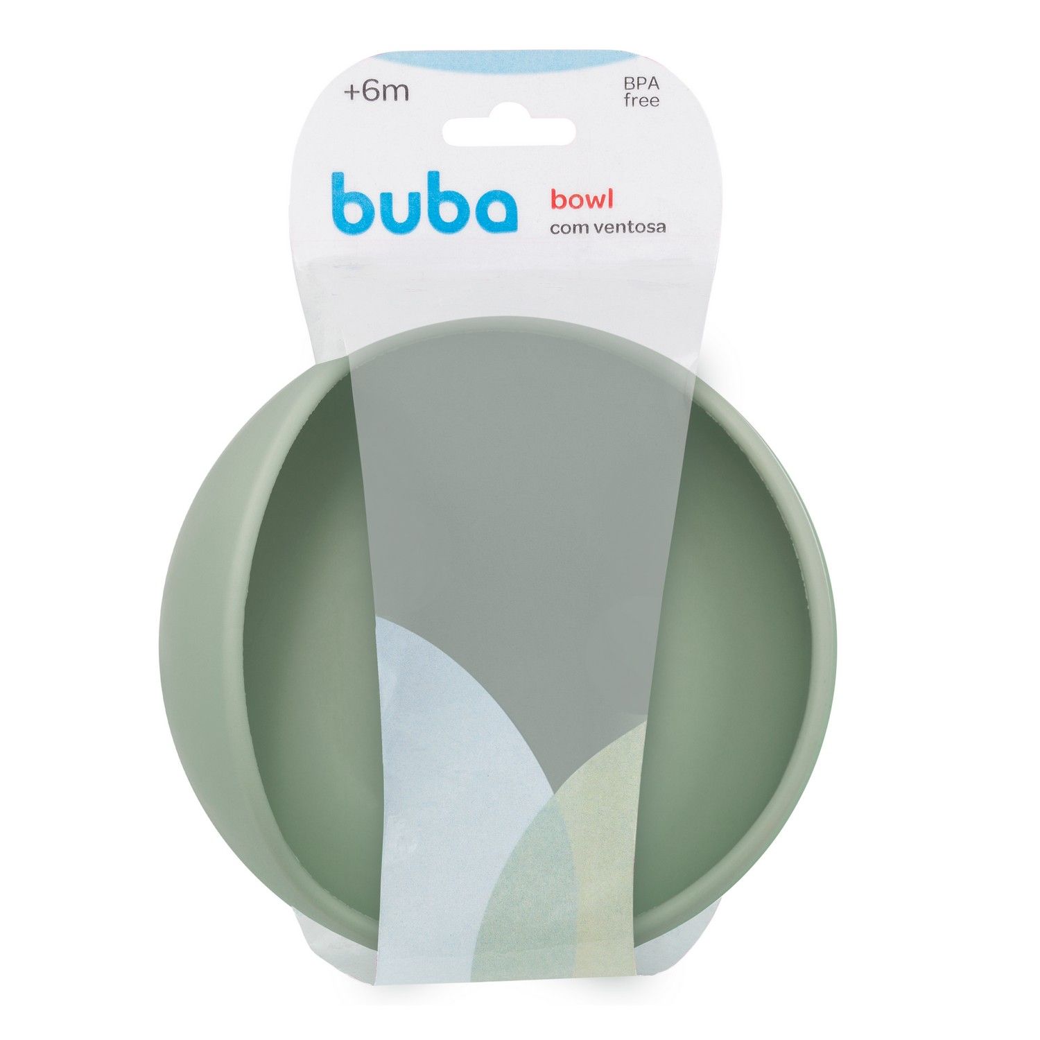 Bowl de Silicone com Ventosa Azul