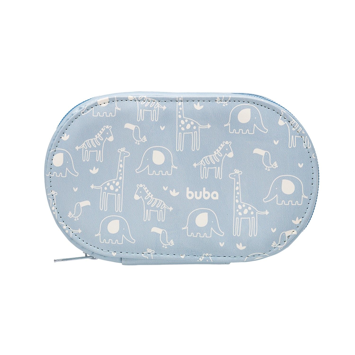 Kit Cuidados Bebê com Estojo Branco e Azul