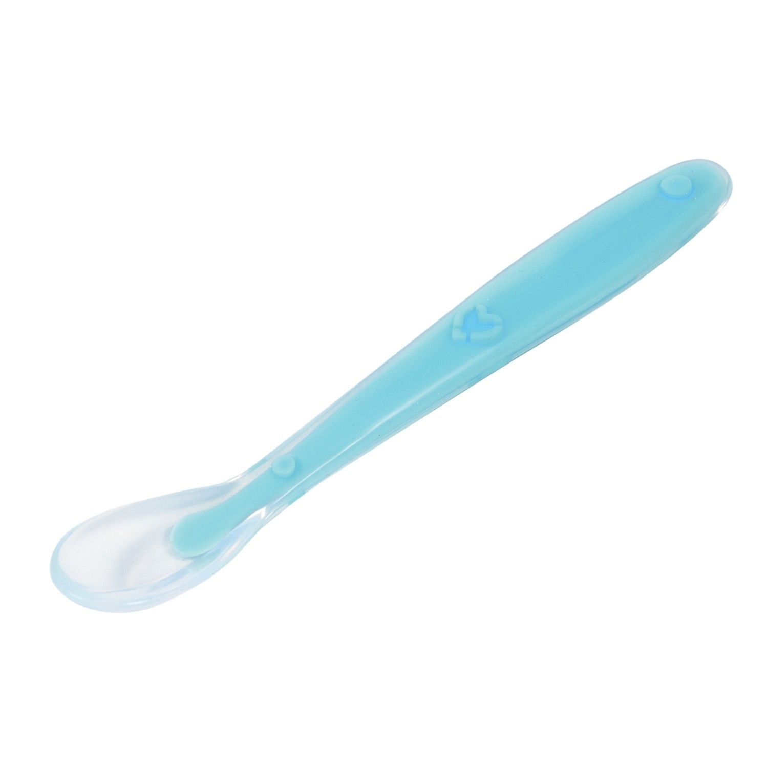 Kit Colher de Silicone Azul e Verde