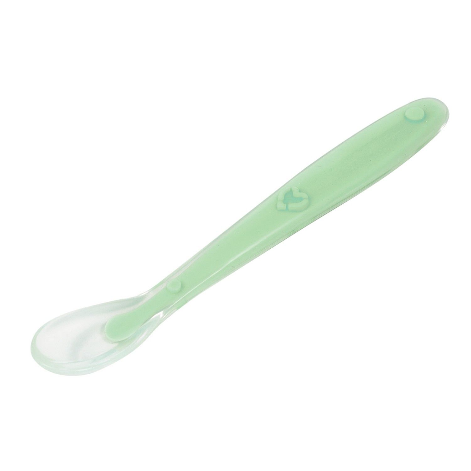 Kit Colher de Silicone Azul e Verde
