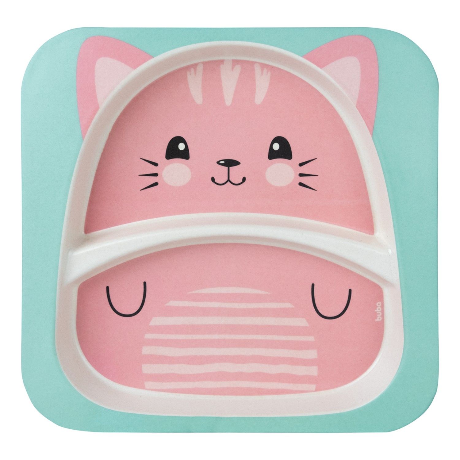 Kit Refeição Bambu Gatinha