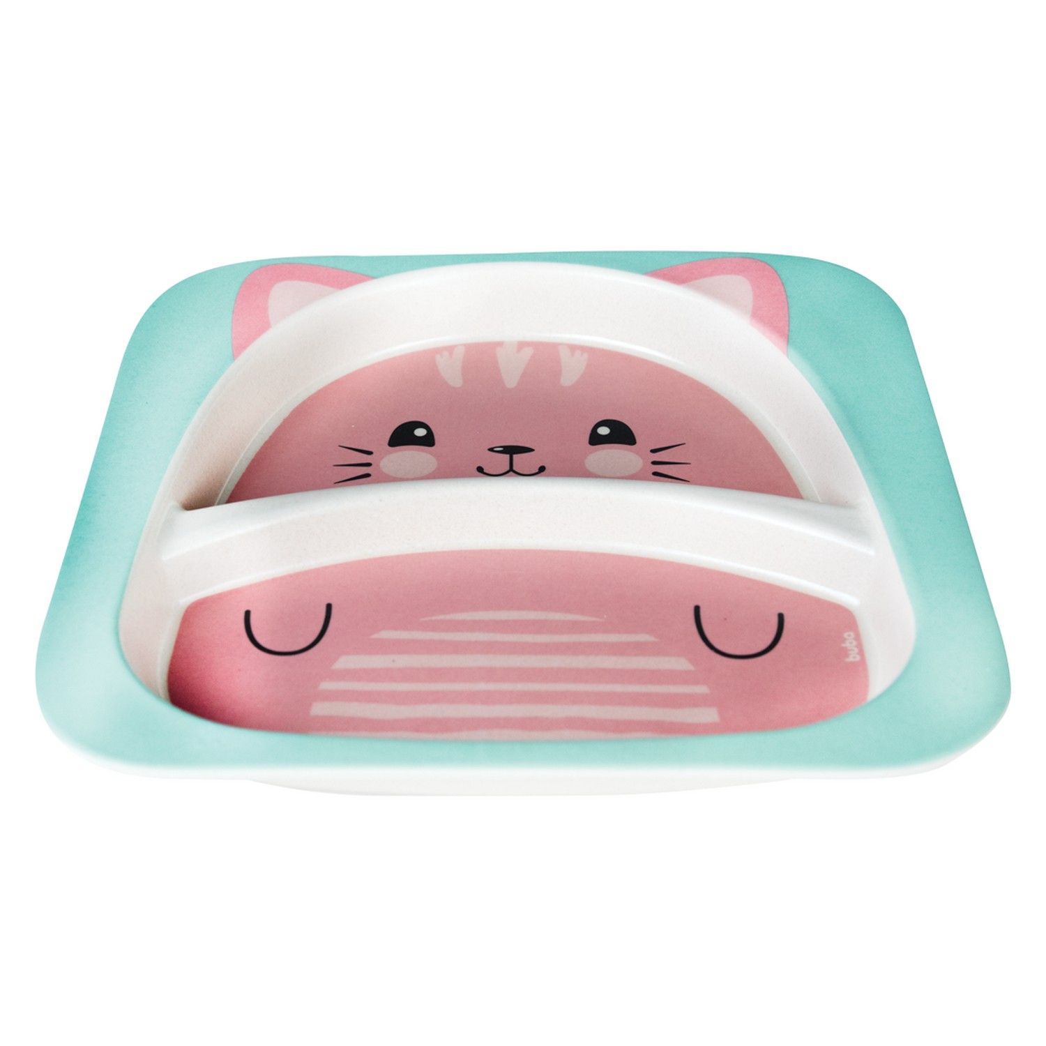 Kit Refeição Bambu Gatinha