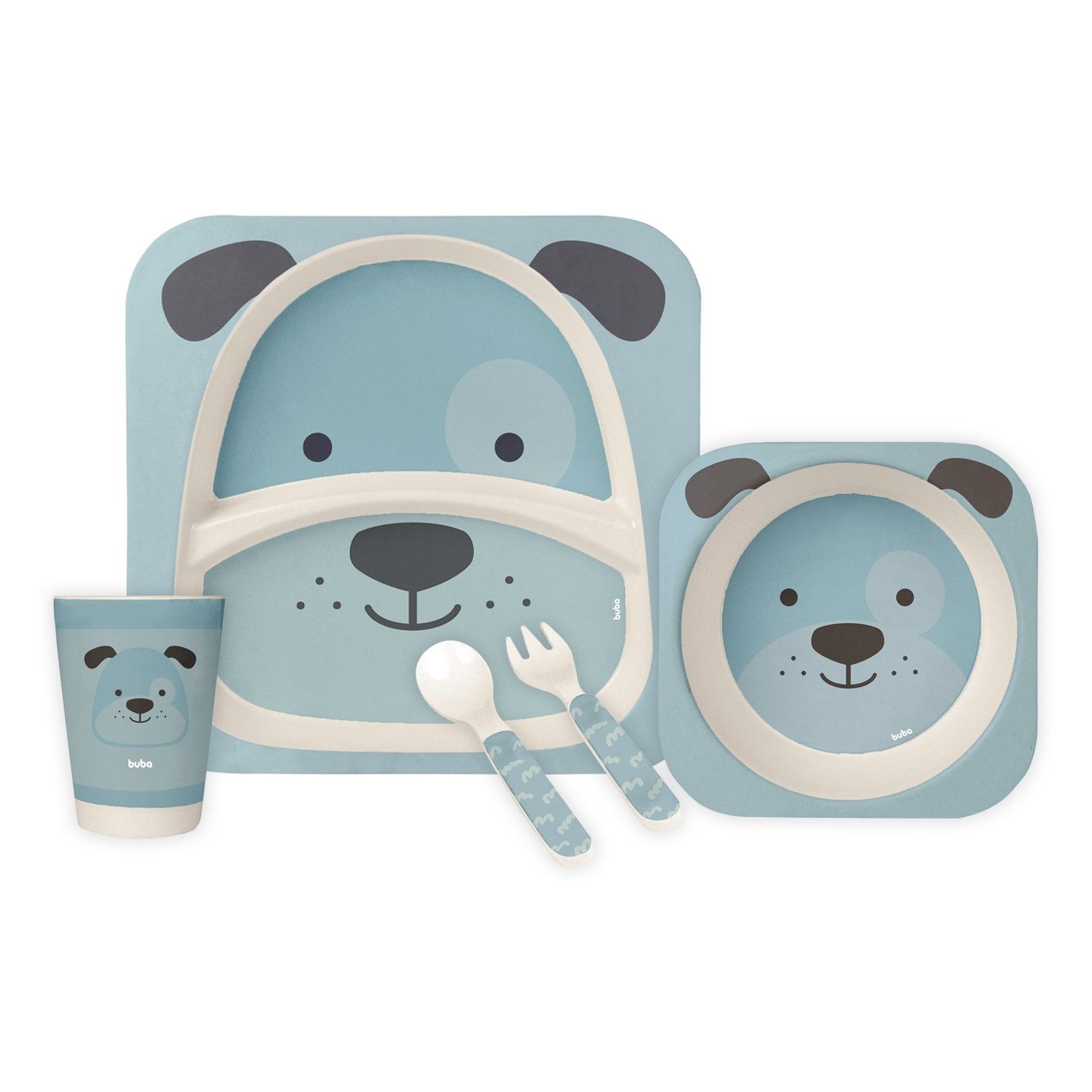 Kit Refeição Bambu Cachorro