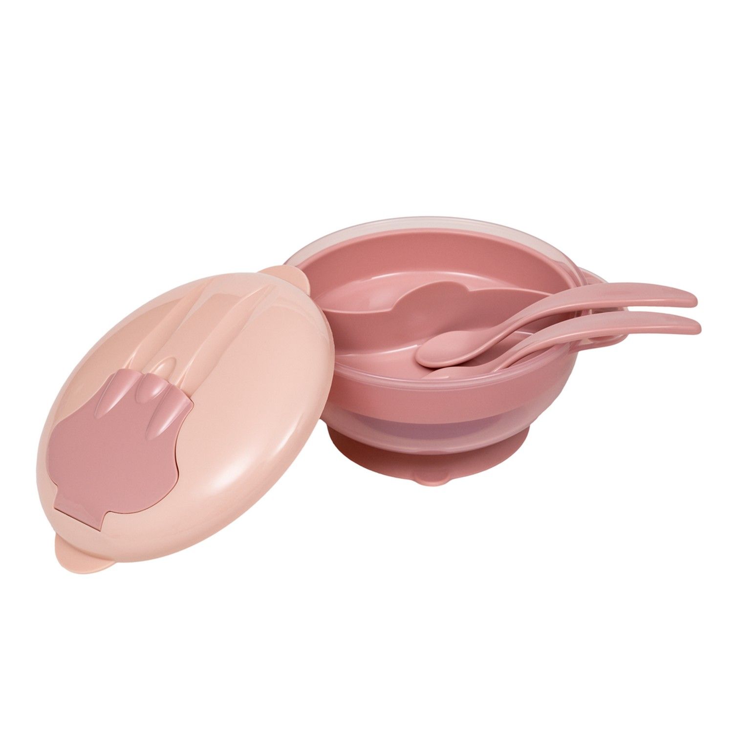 Kit Refeição com Compartimento e Talheres Azul