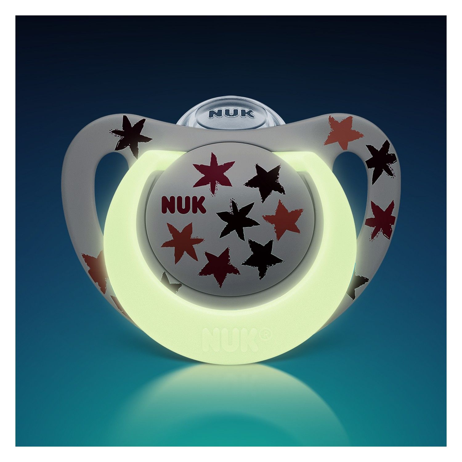 Chupeta Brilha no Escuro 6+ Meses Azul