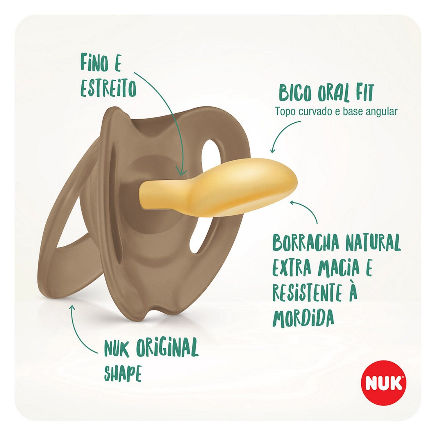 Kit Chupeta Nature 6+ Meses Verde