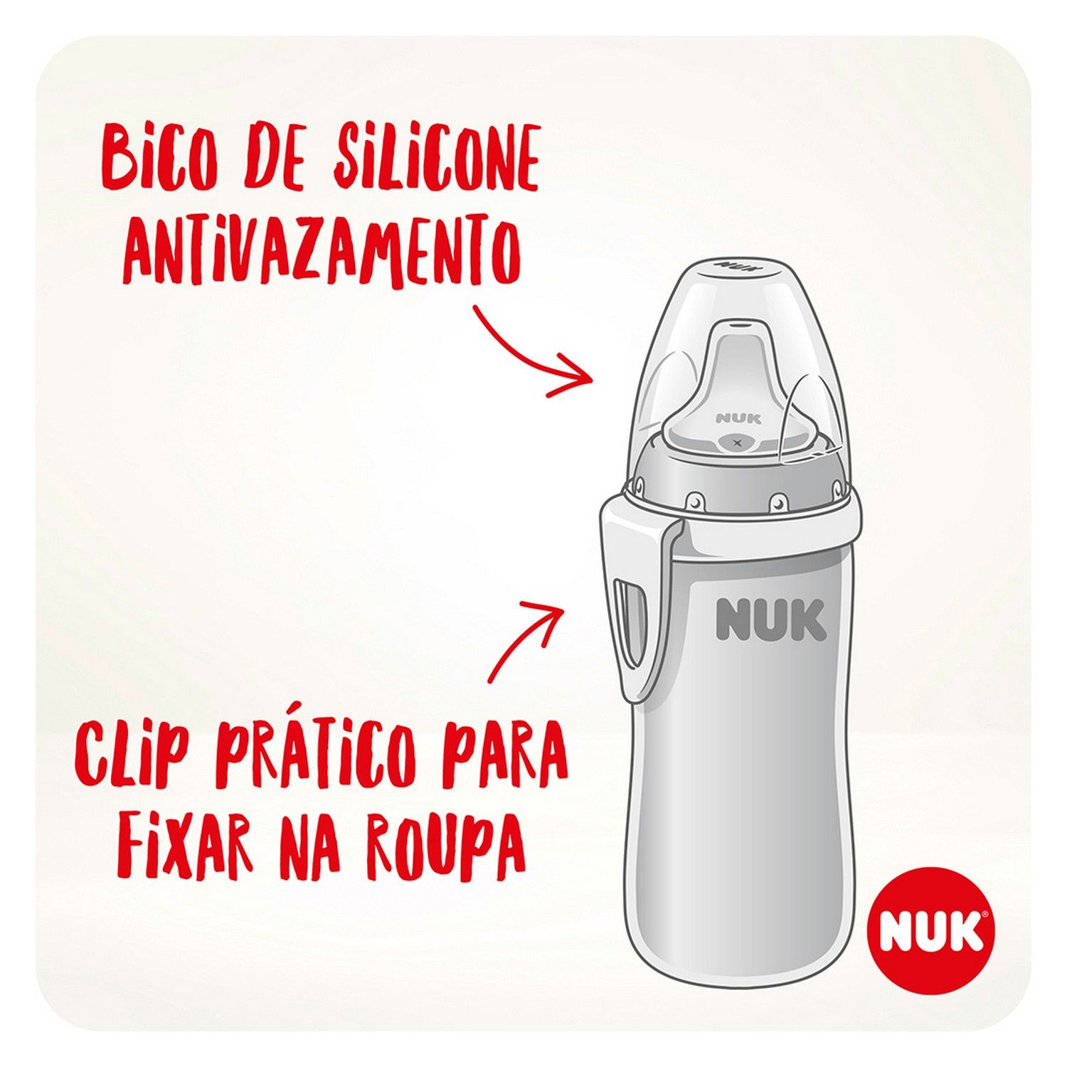 Copo Antivazamento Active Cup 300ml Azul