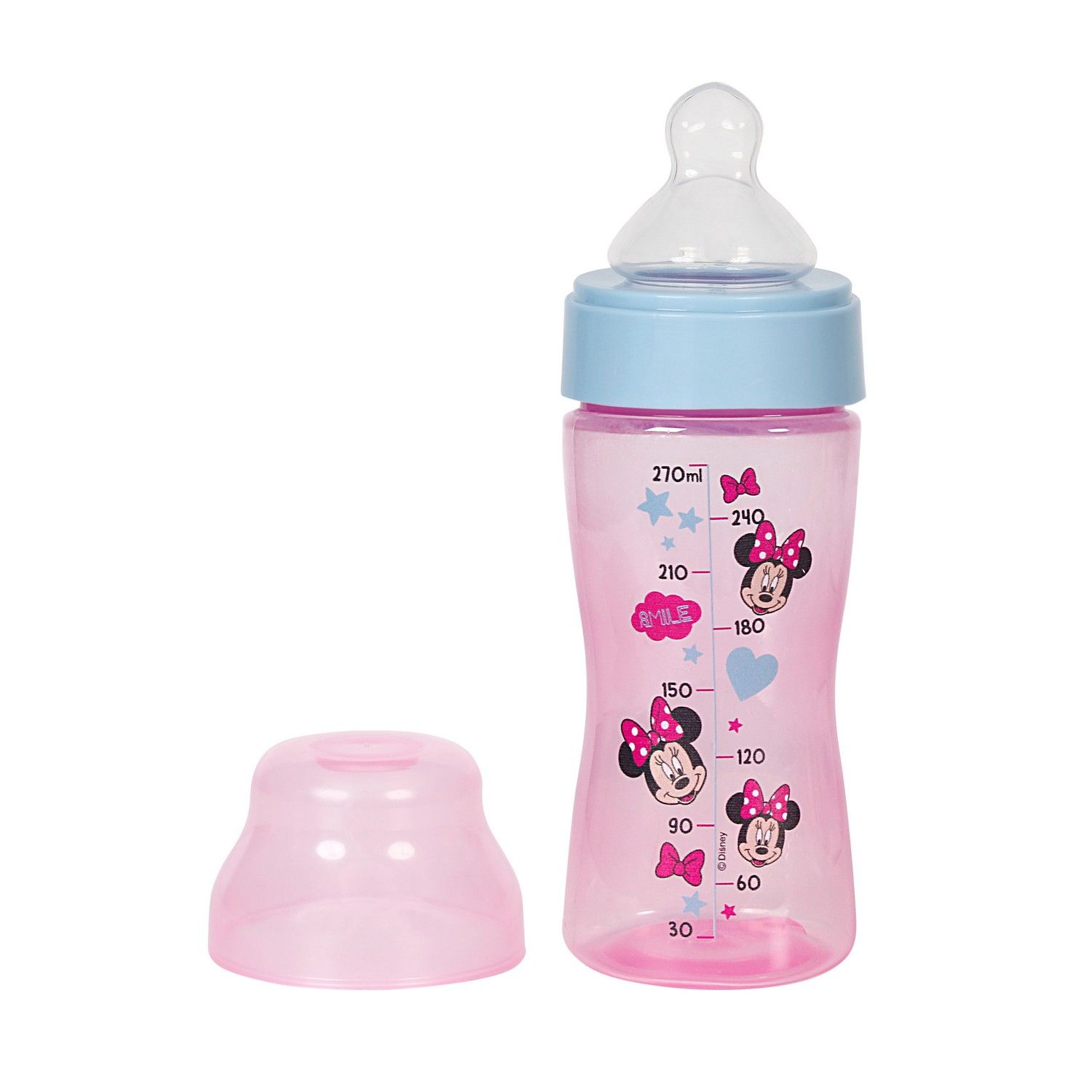 Mamadeira Minnie Mouse Bico Wide Neck 270ml