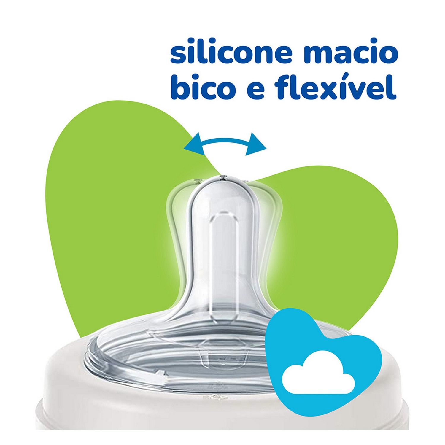 Bico Super Silicone para Mamadeira