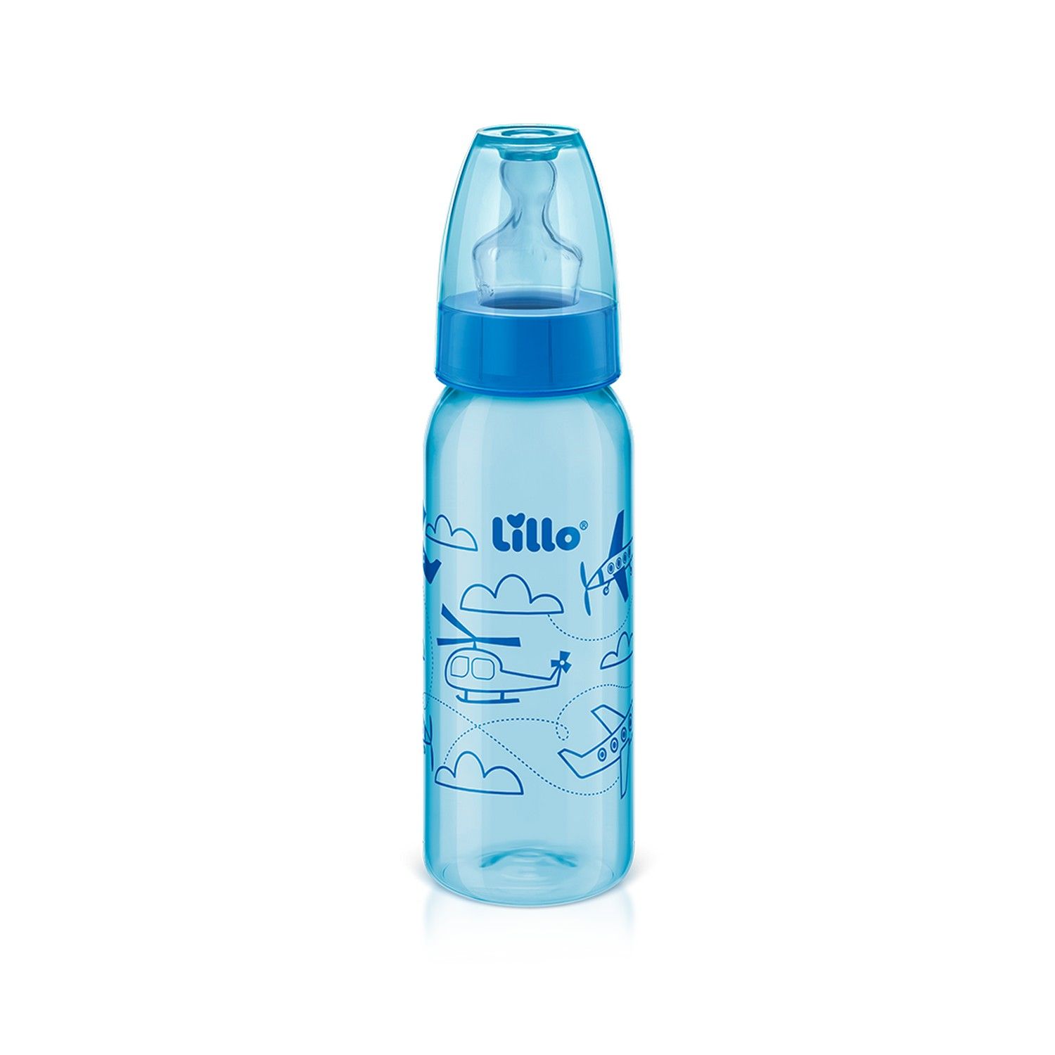 Mamadeira Divertida Azul 240ml