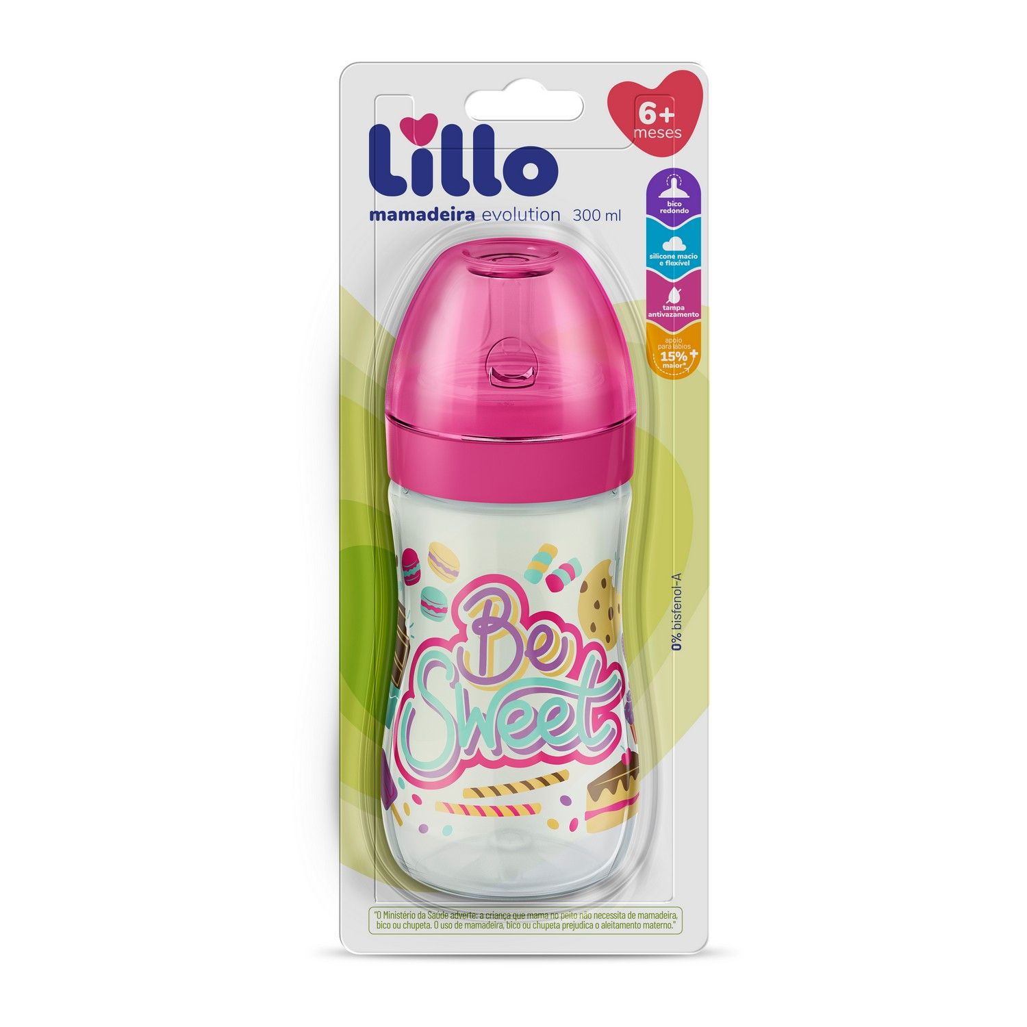 Mamadeira Enjoy Ocean Azul 300ml