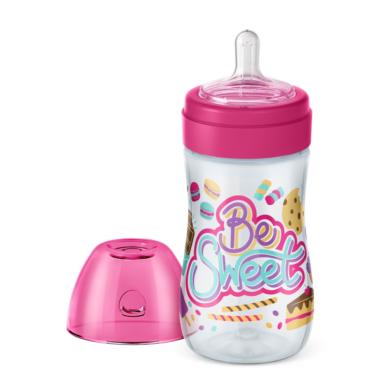 Mamadeira Enjoy Ocean Azul 300ml