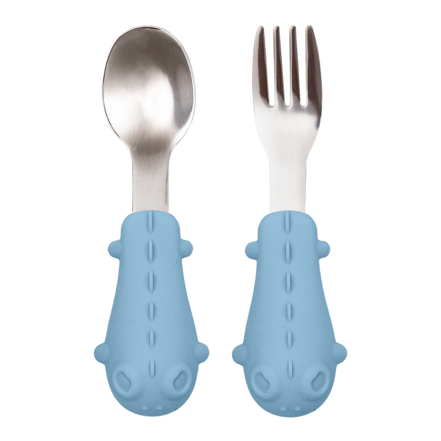 Kit Talher Cabo de Silicone Azul