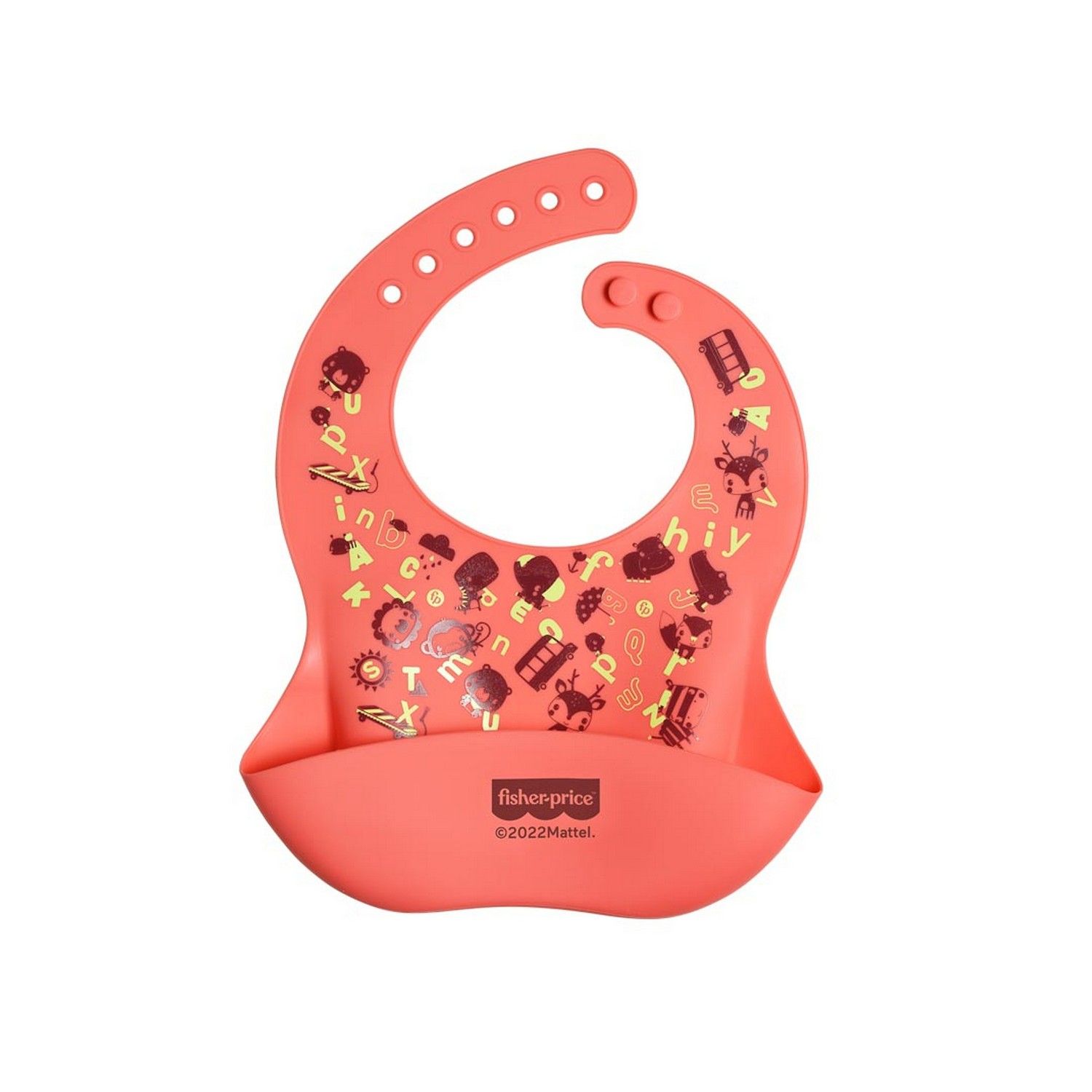 Babador de Silicone com Bolso Yummy Azul