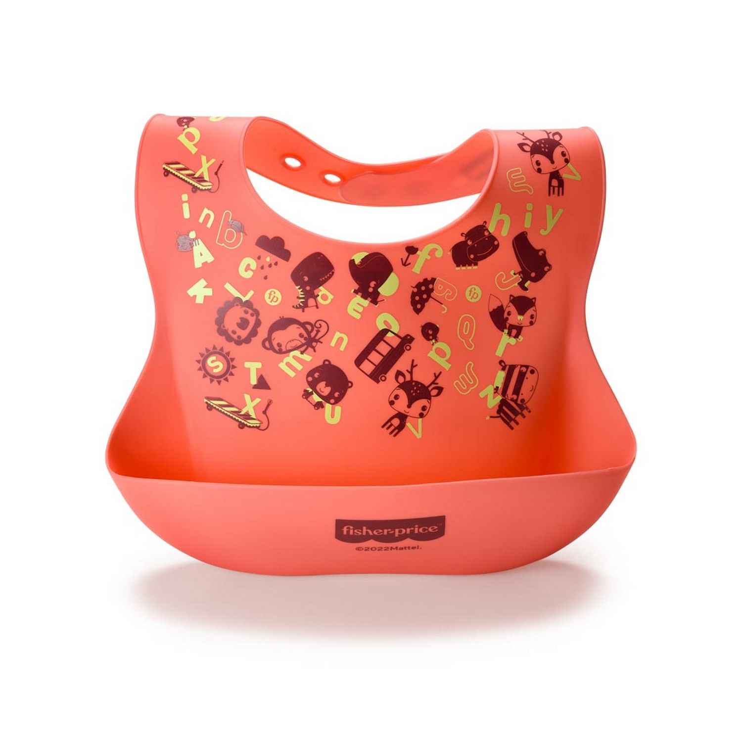 Babador de Silicone com Bolso Yummy Azul