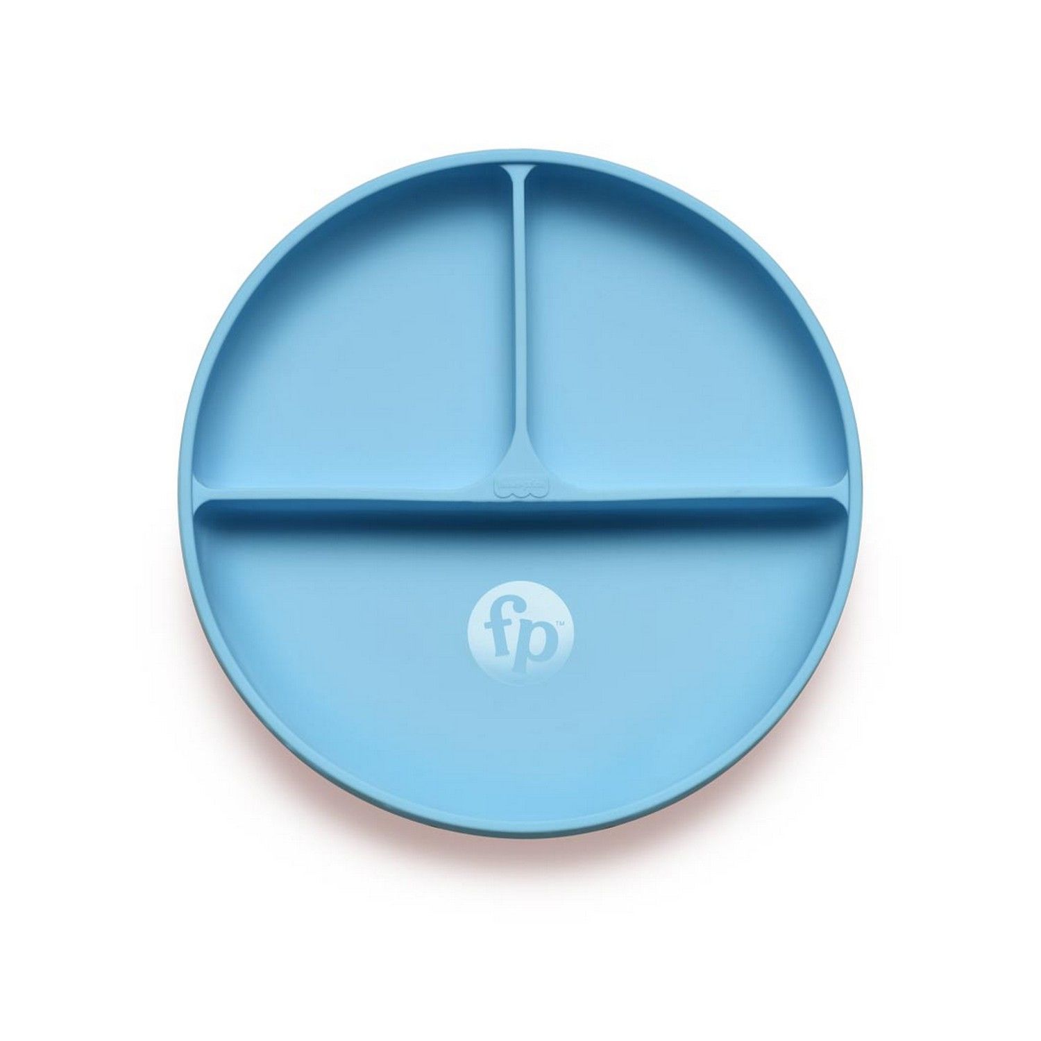 Pratinho com Divisória e Ventosa Yummy Azul