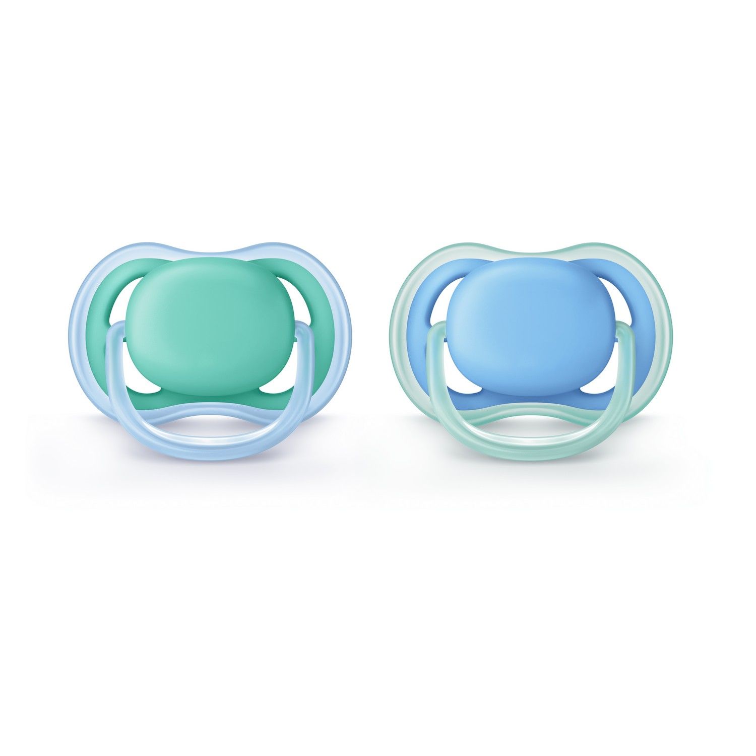 Kit Chupeta Ultra Air Verde e Azul Tam 2