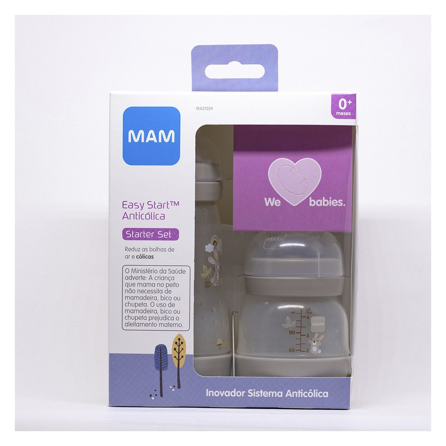 Kit Mamadeira Easy Start Azul