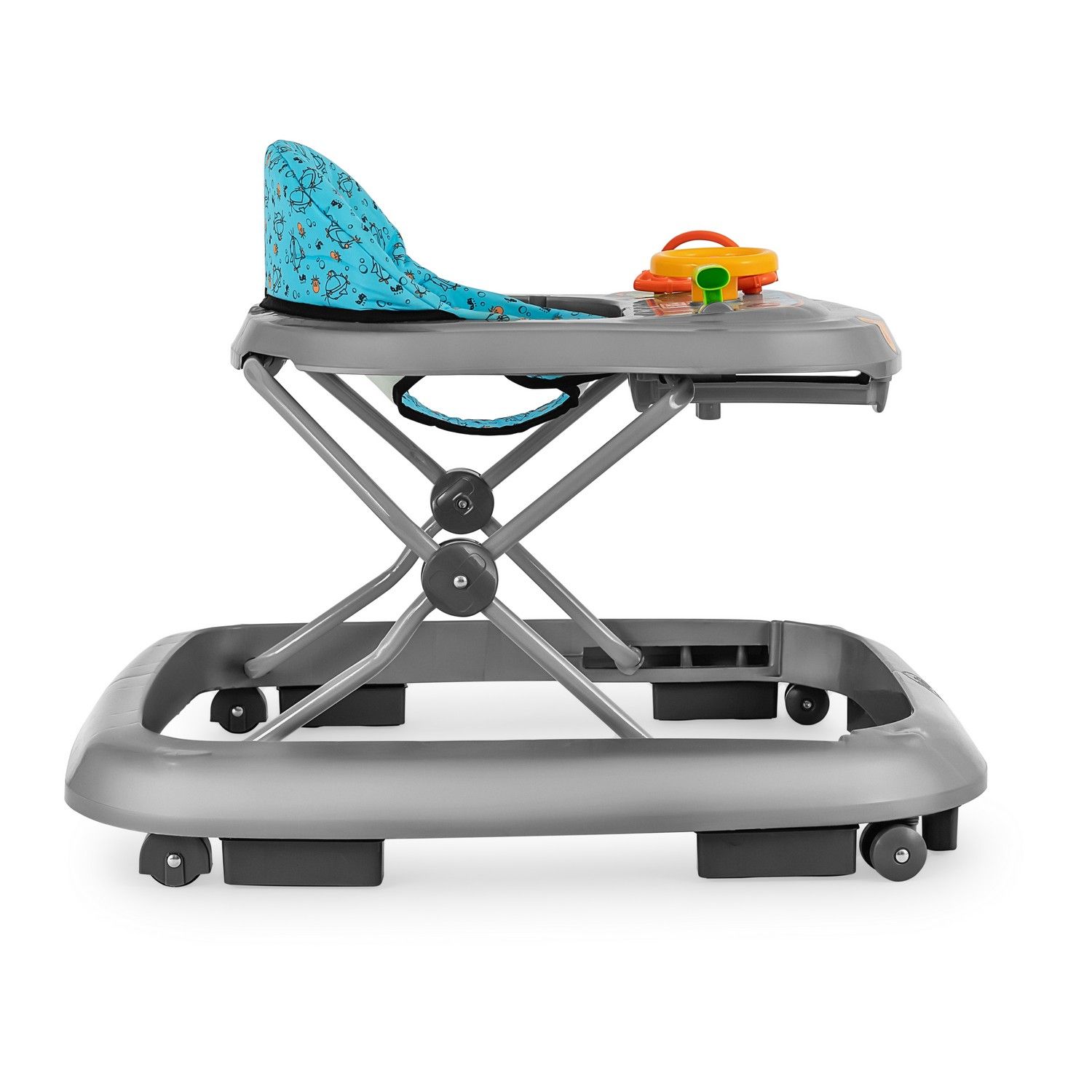 Andador Explorador Azul e Cinza