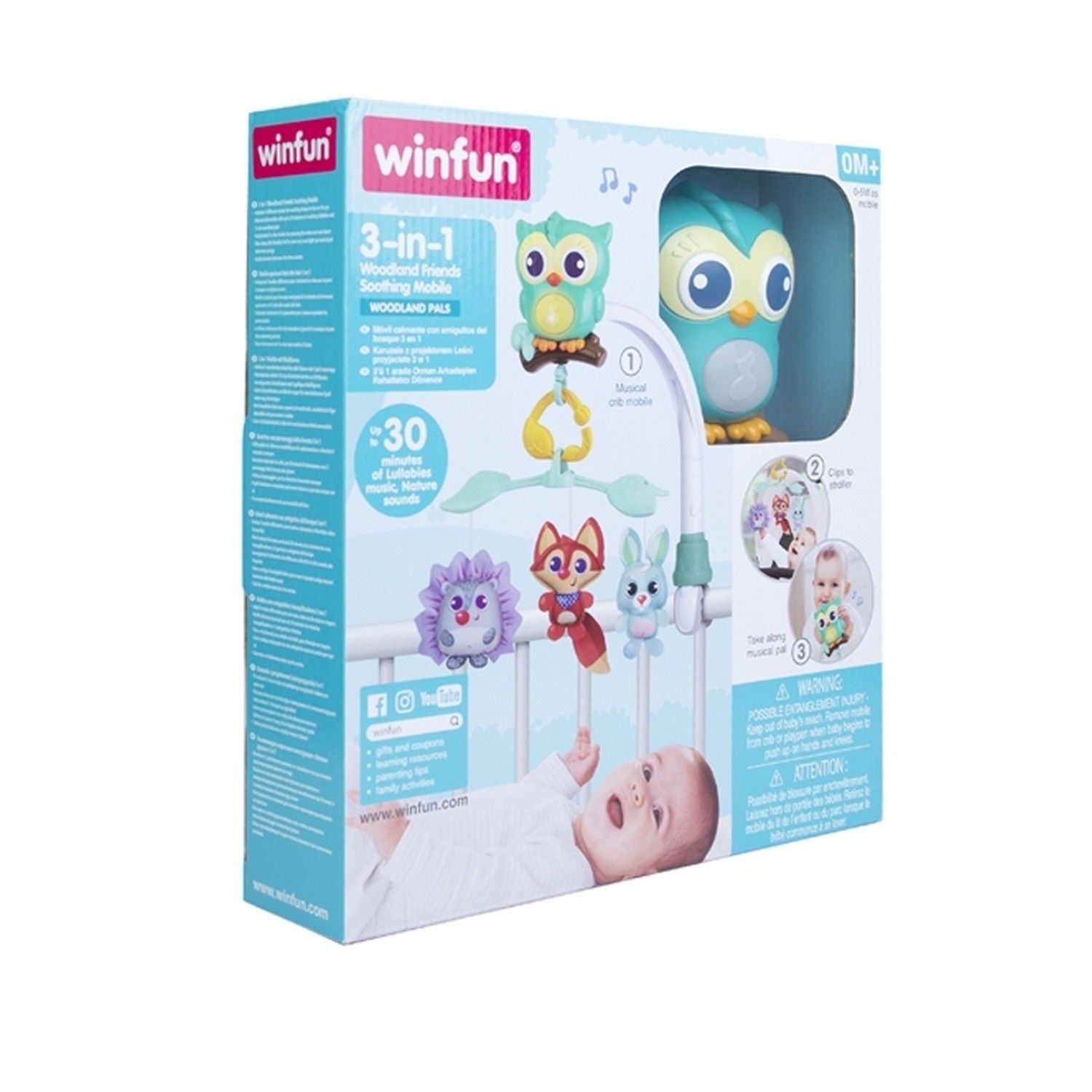 Móbile Musical Bichinhos da Floresta