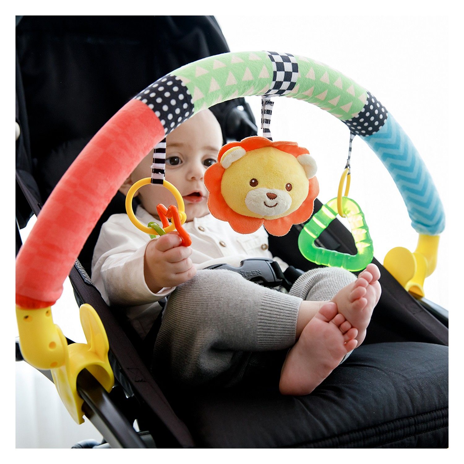 Móbile para Carrinho Animal Fun Leão