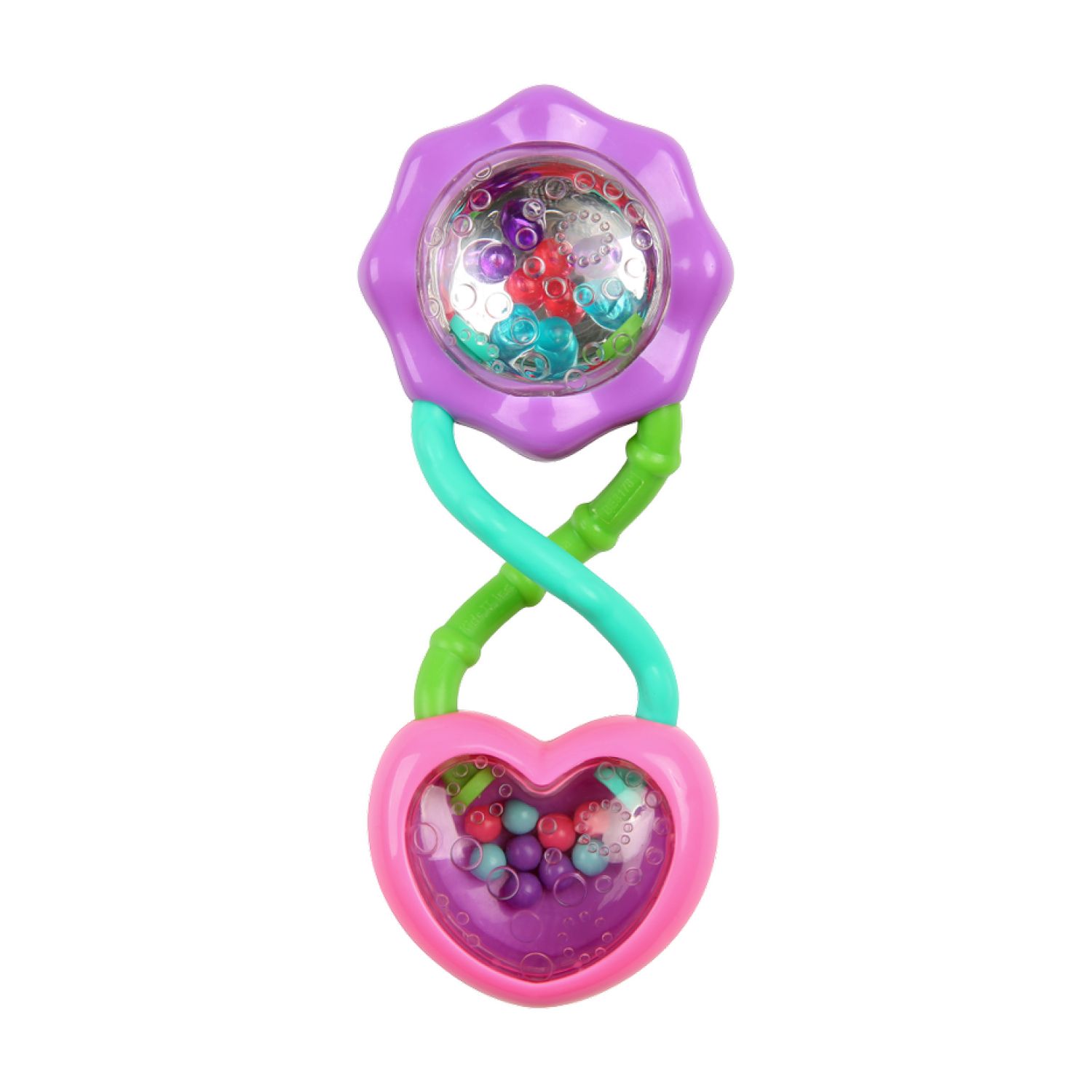 Chocalho Duplo Giratório Coração