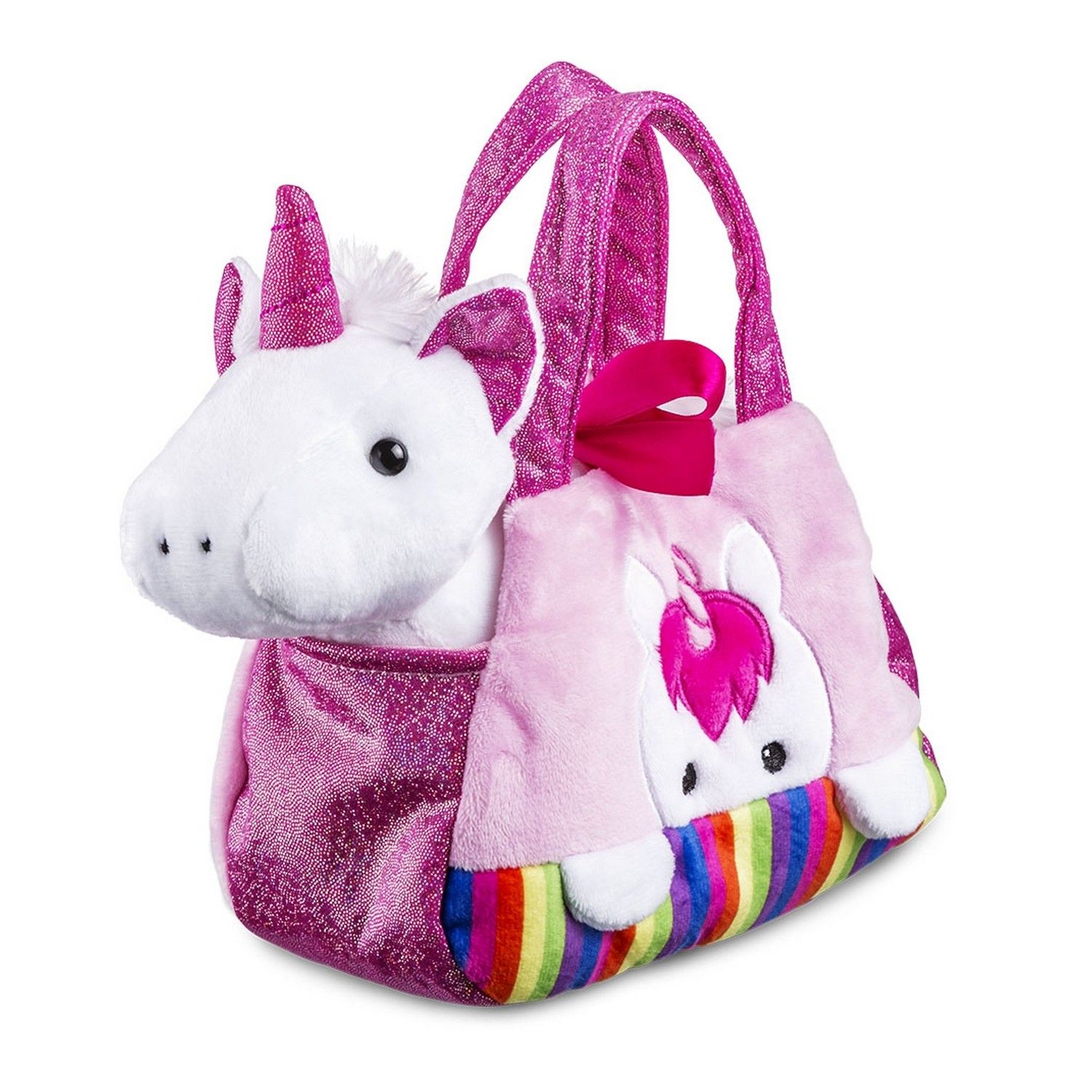 Unicórnio de Pelúcia com Bolsa