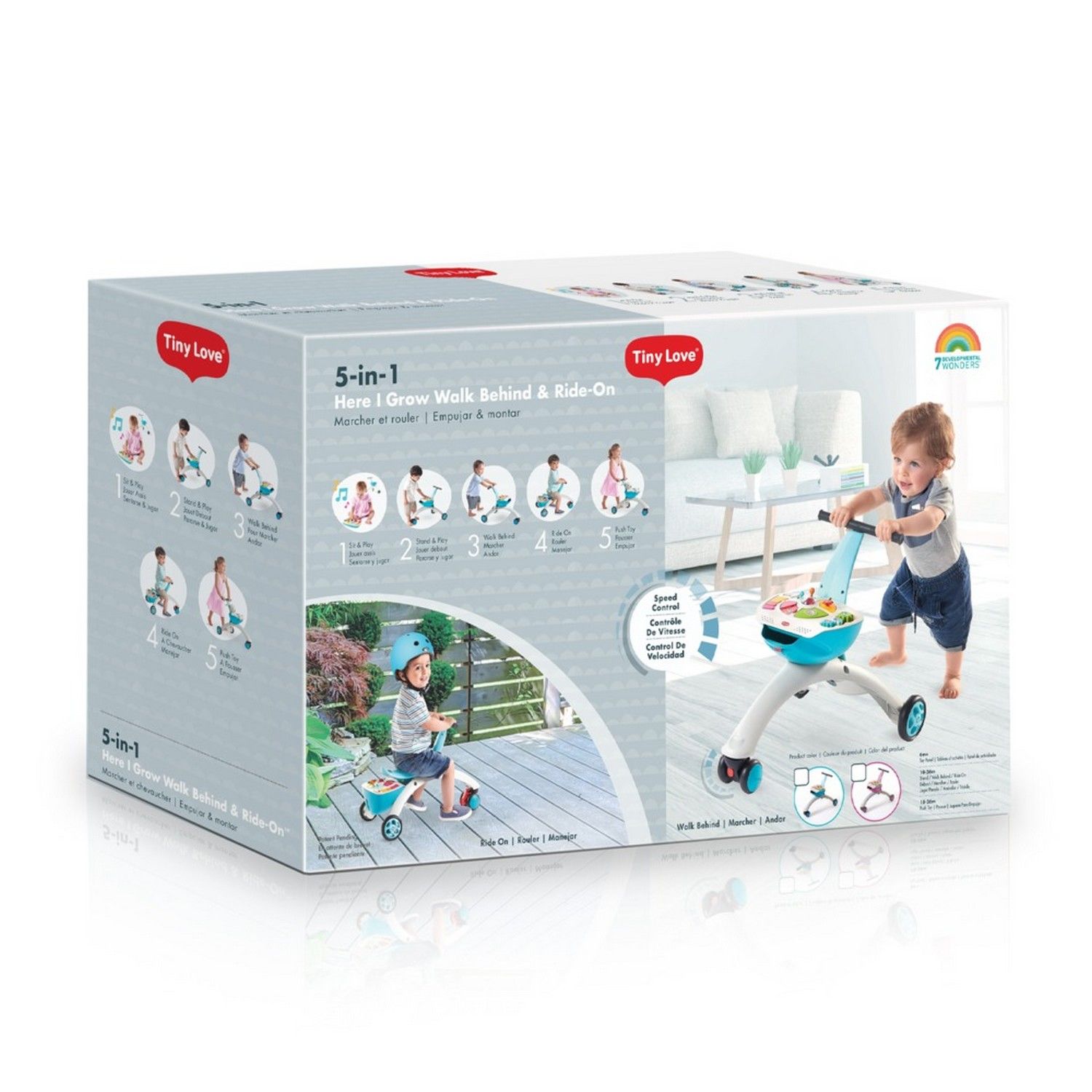 Andador Triciclo 2 em 1 Azul