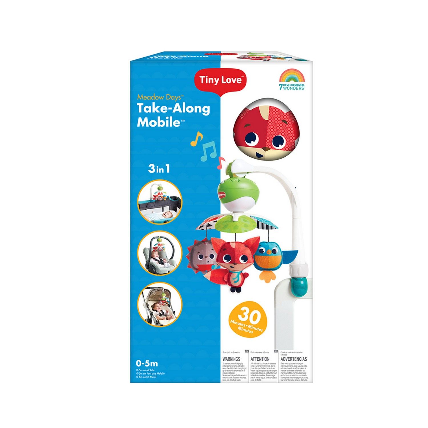 Móbile Musical Bichinhos Silvestres